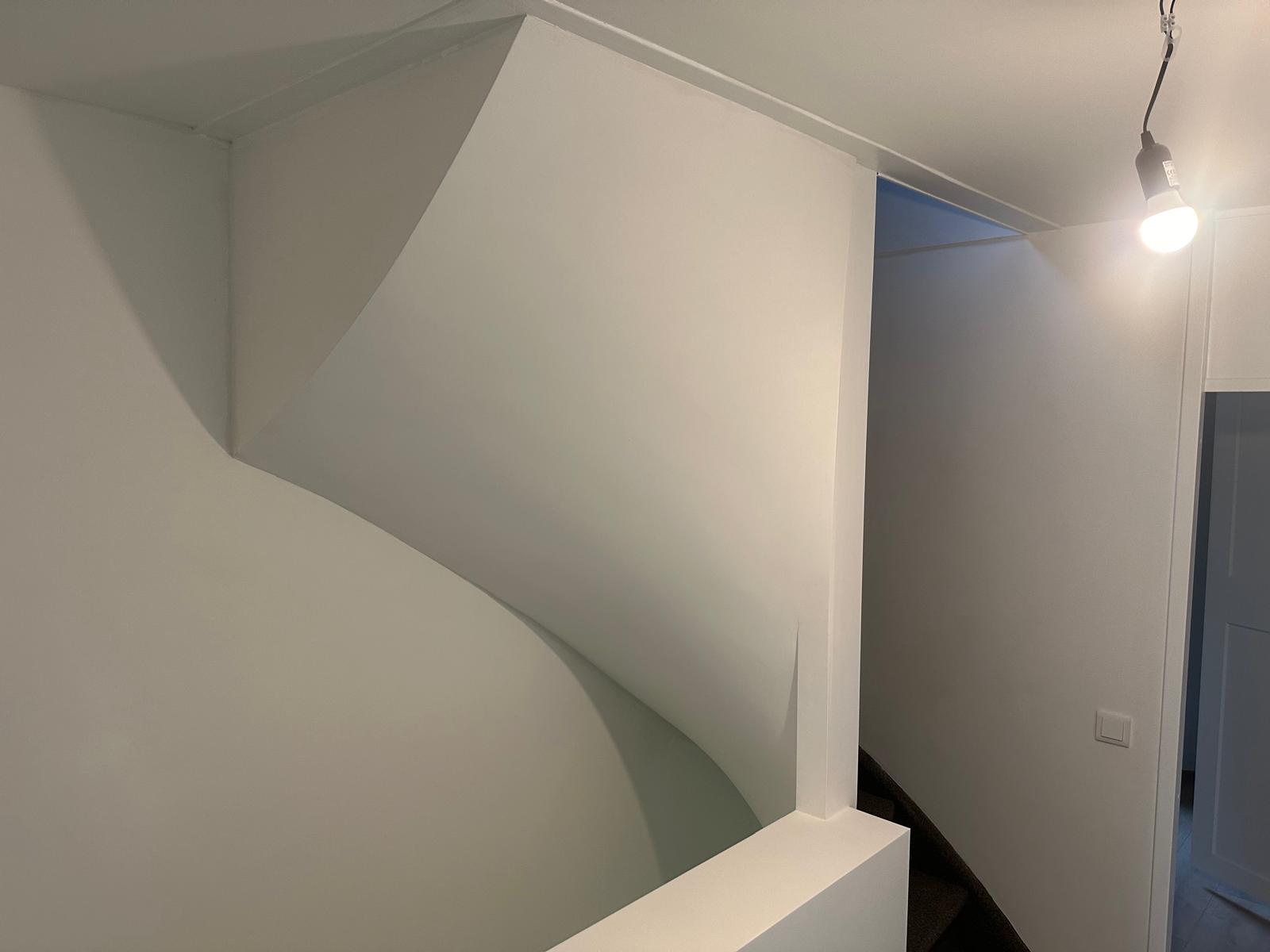 High-rise office building with sustainable design features