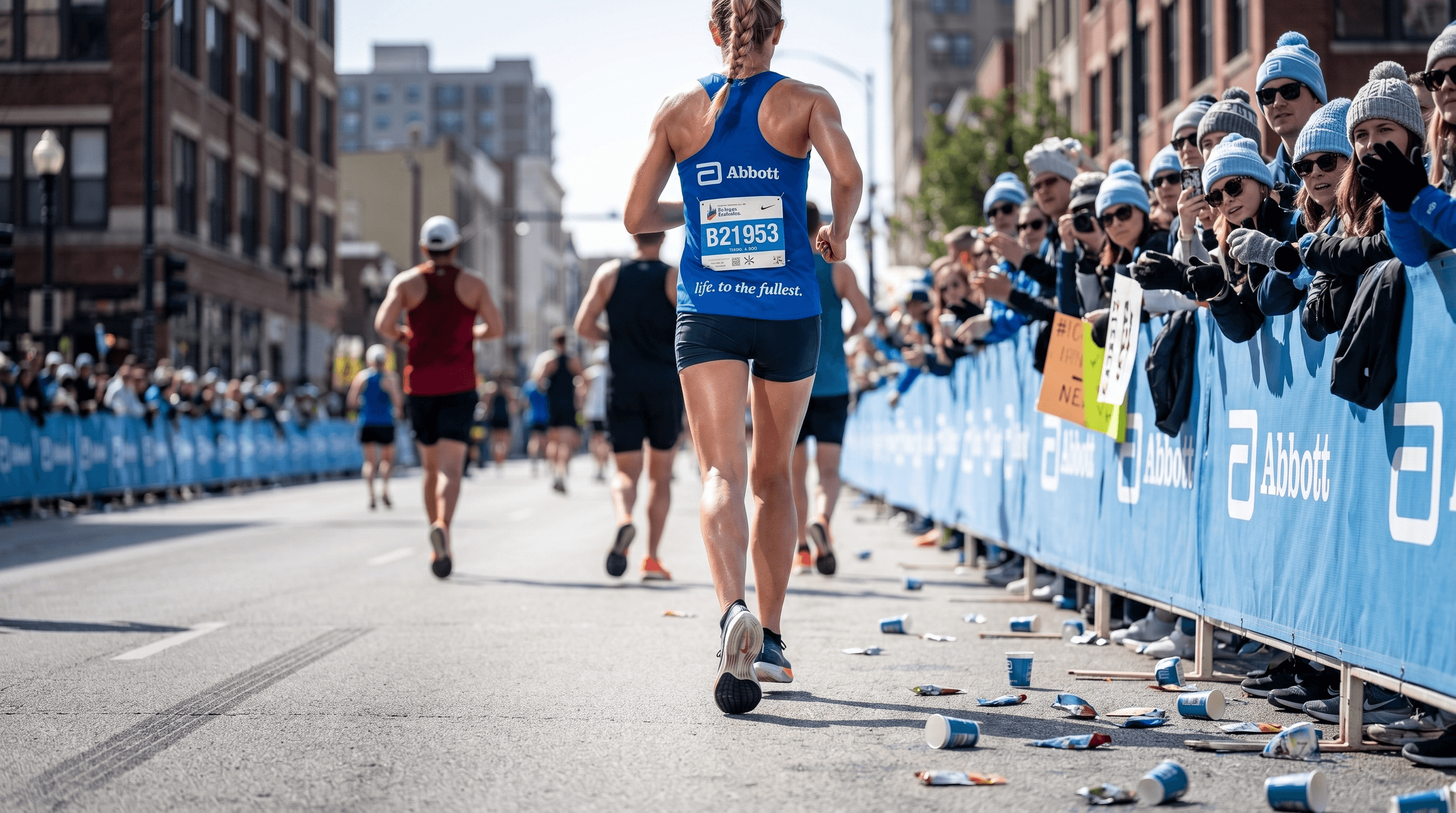 A marathon runner