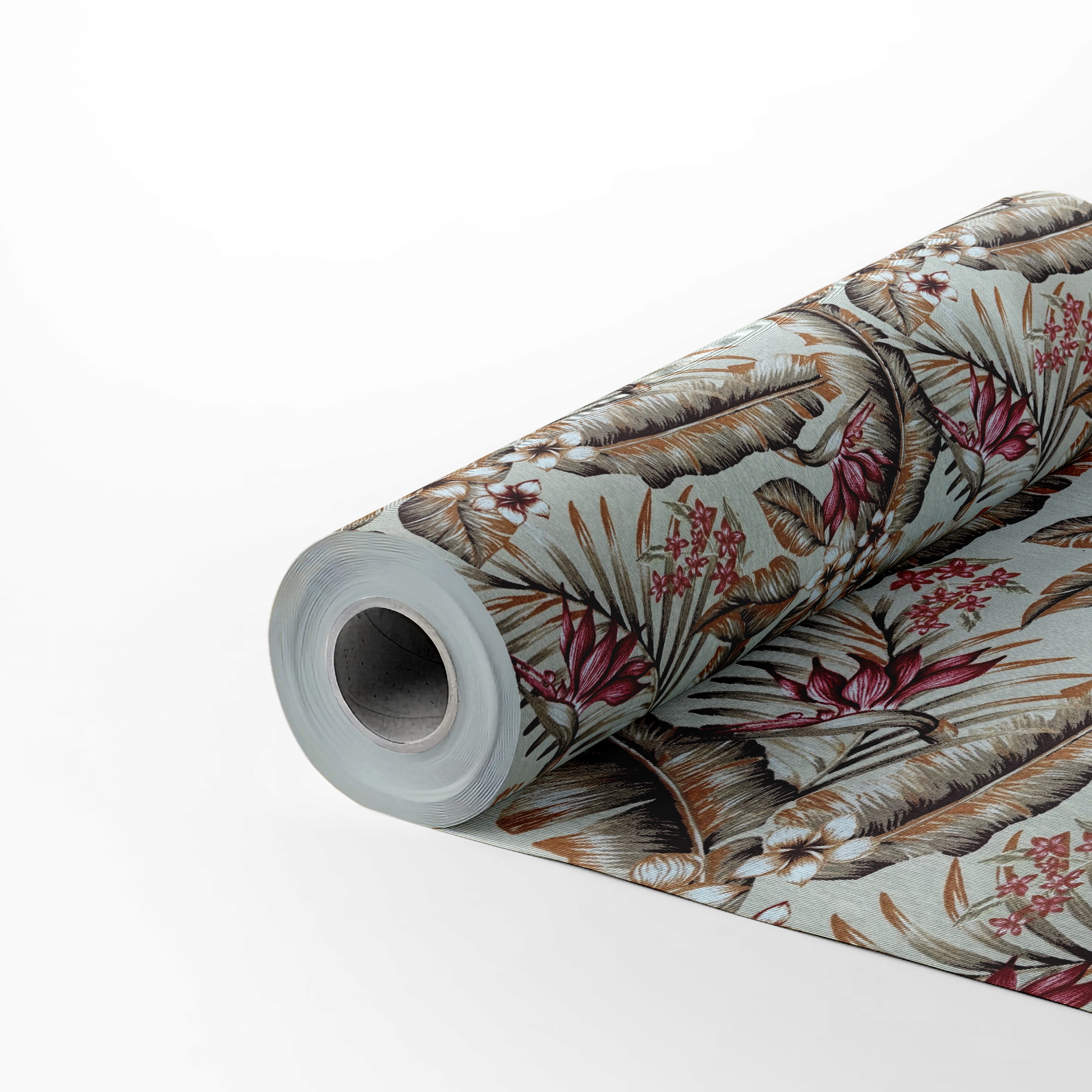 rolo de tecido estrelicia bege