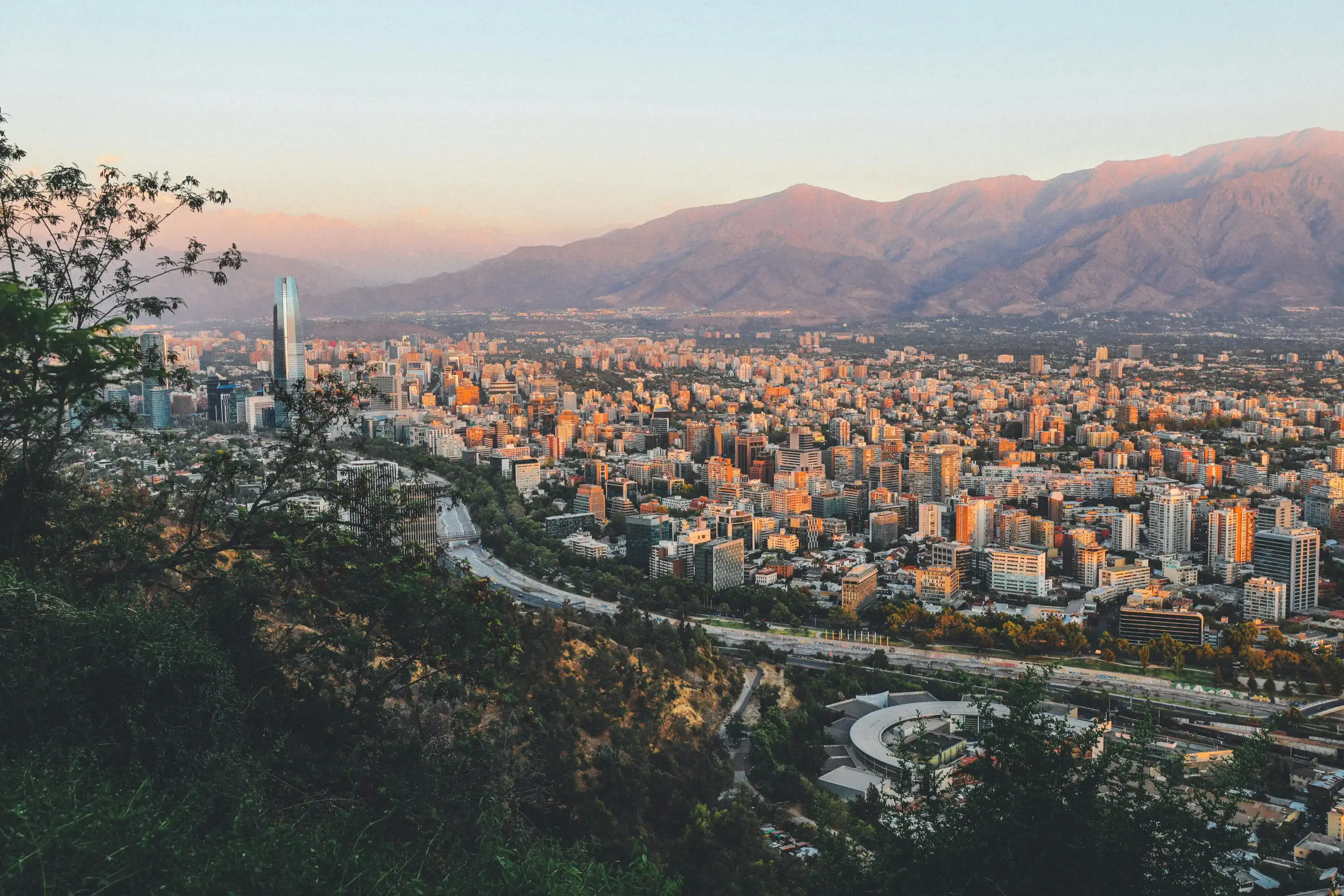 santiago skyline in south africa