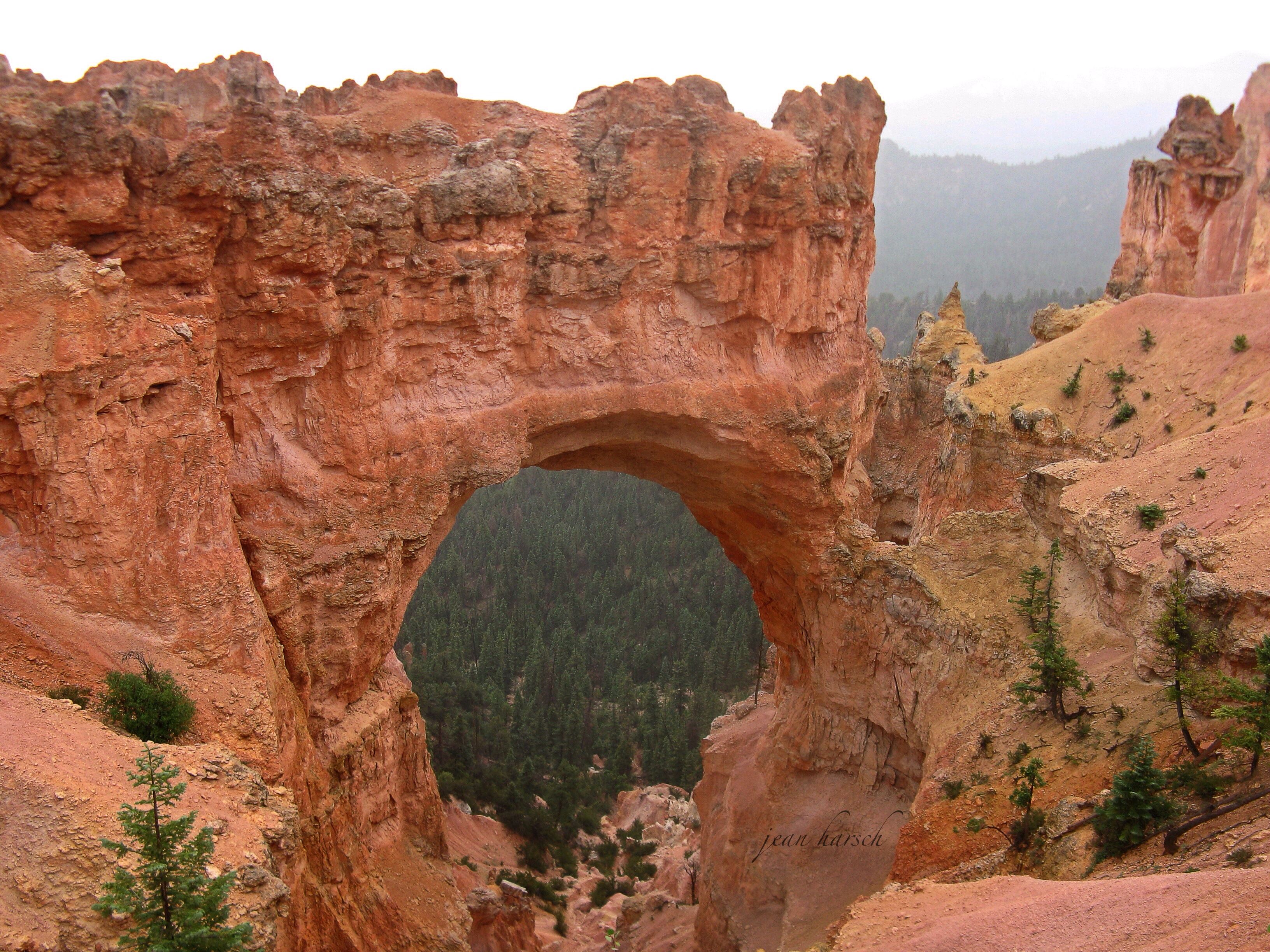 red rock formations