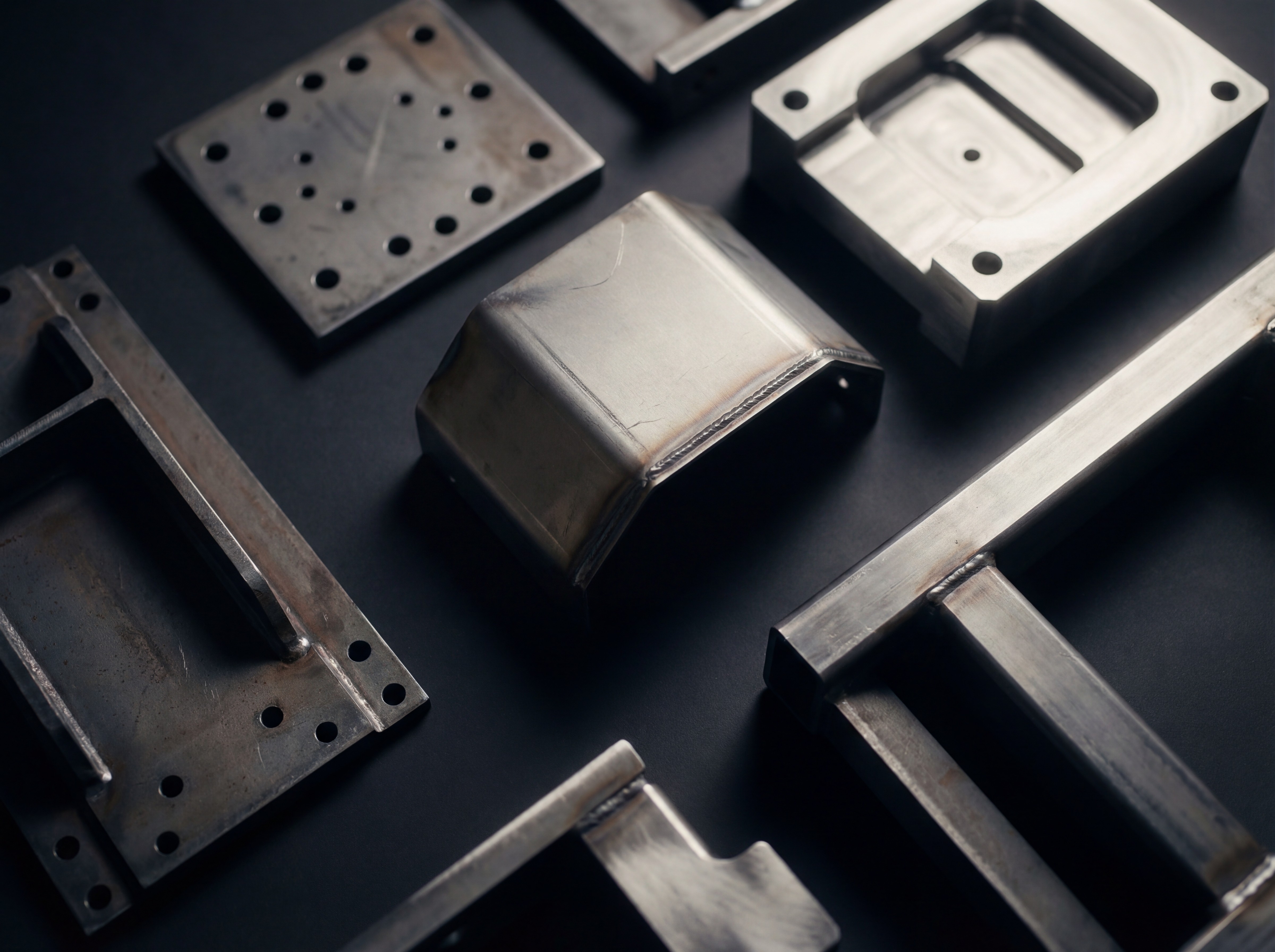 Piastre e componenti metallici di precisione per costruzioni modulari