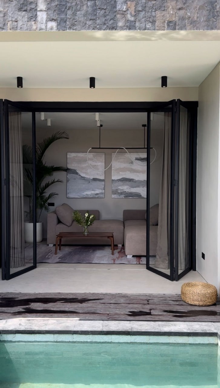 Ocean-view villas in Ungasan, Bukit, offering panoramic views from private terraces on the third-floor level