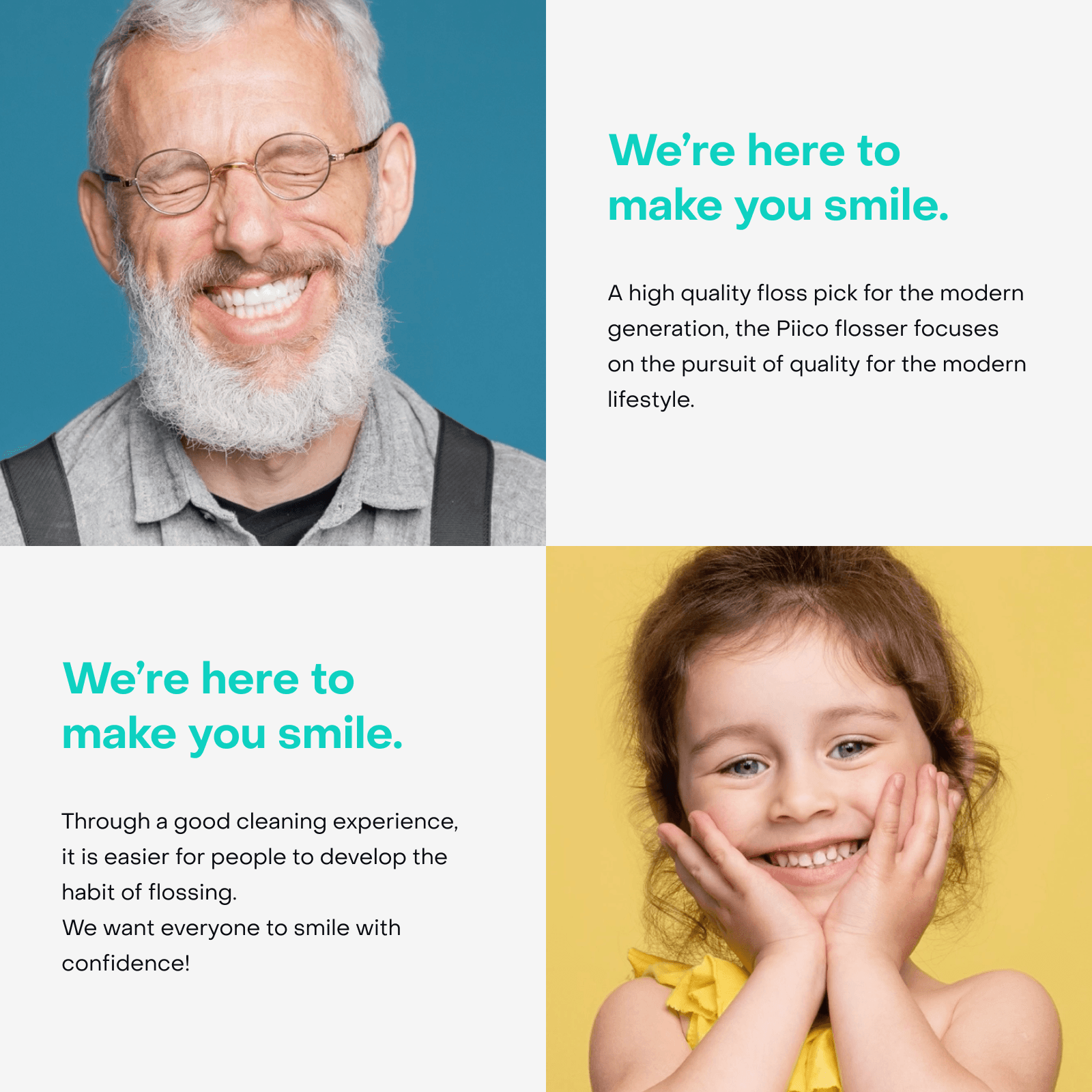 piico 兒童與成人牙線棒視覺 Mockup