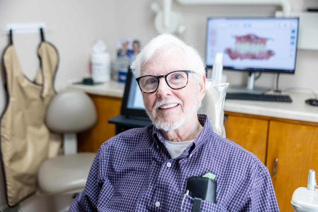 Happy Patient All-On-X Implant Supported Denture SN Family Dental