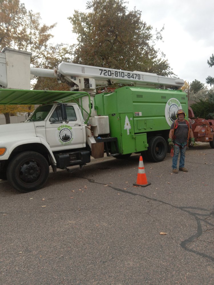Man in front of truck