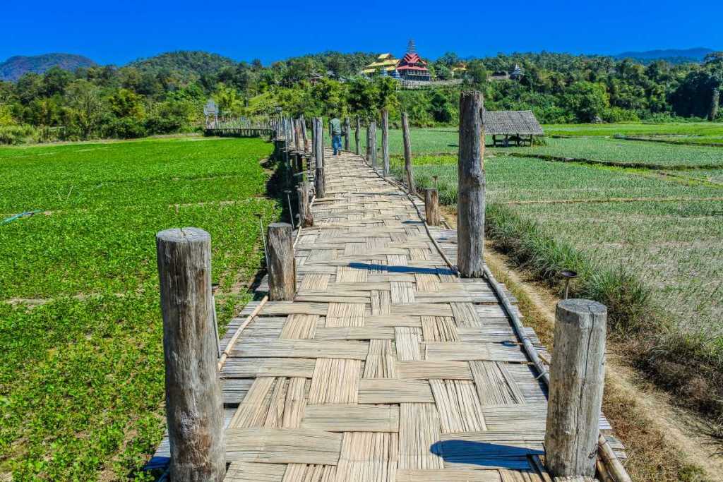 Bamboo bridge, Pai