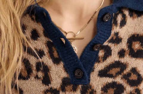 leopard cardigan