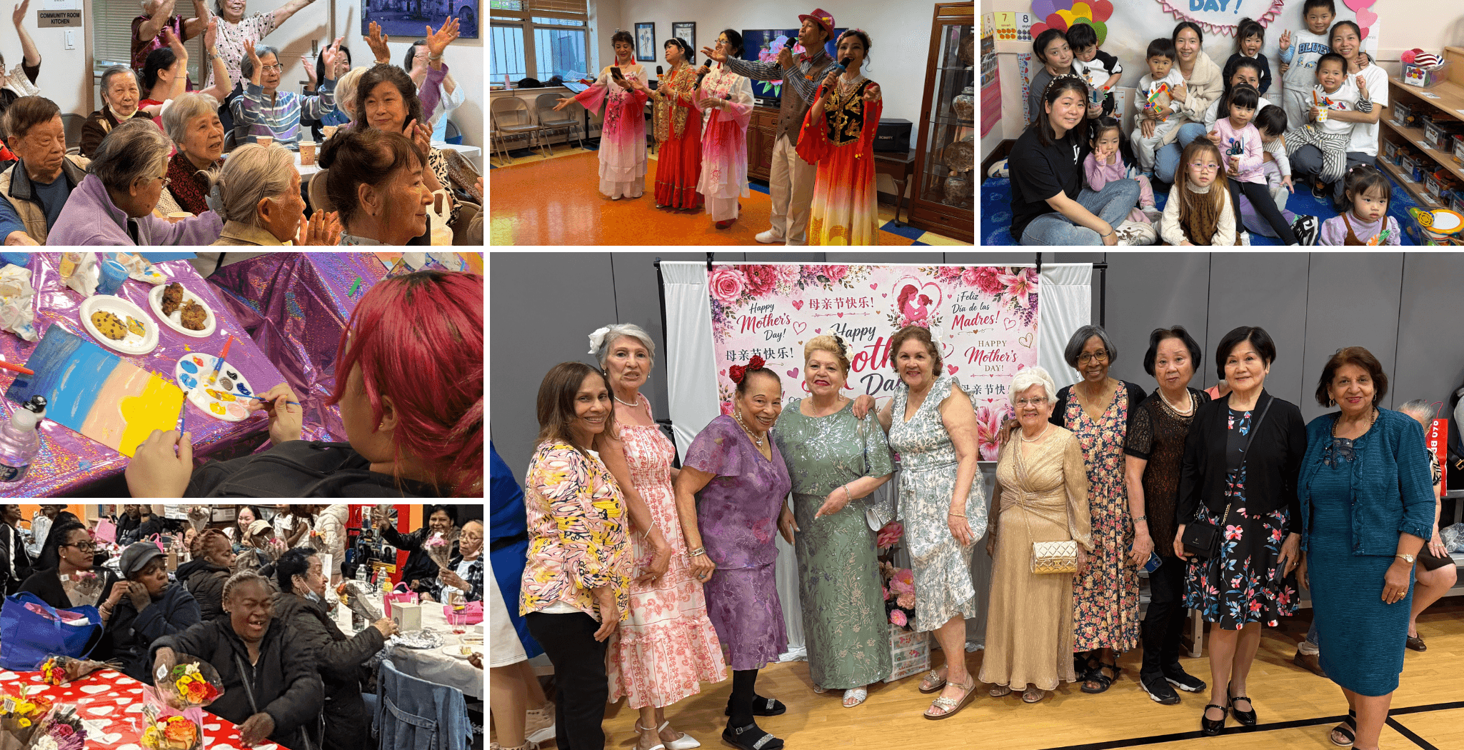 Mother's Day celebration collage