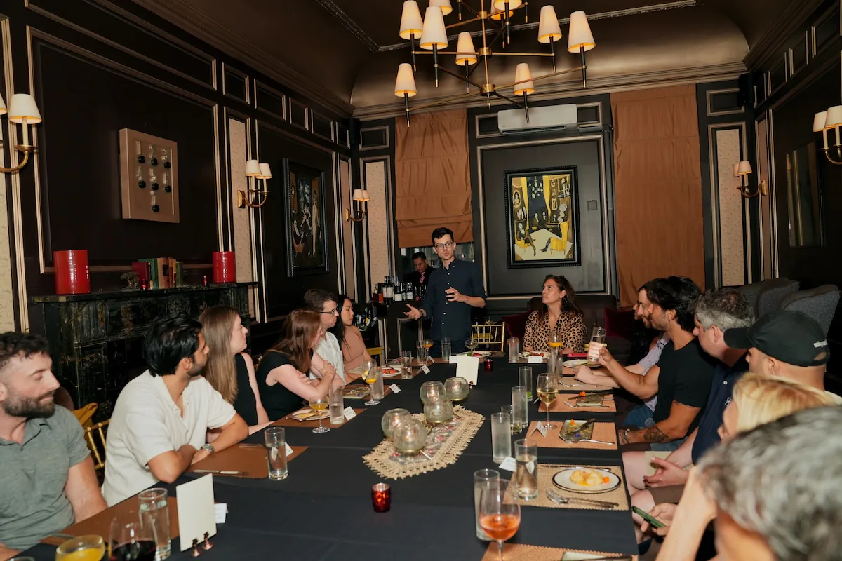 A dinner at Rains Law Room in NYC to celebrate Malachyte