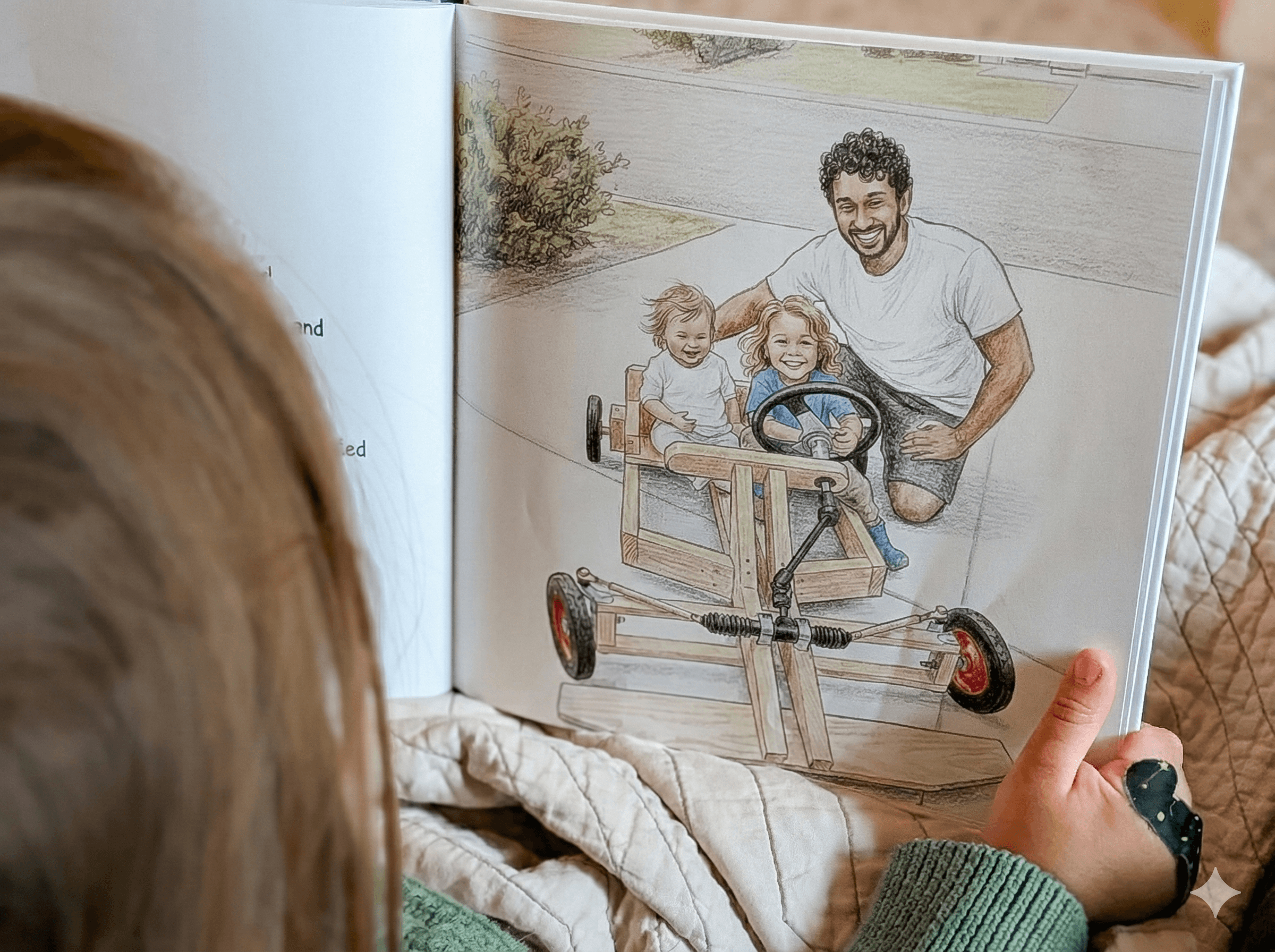 A smiling woman with her arms crossed, standing against a dark green background. She has long, dark hair.