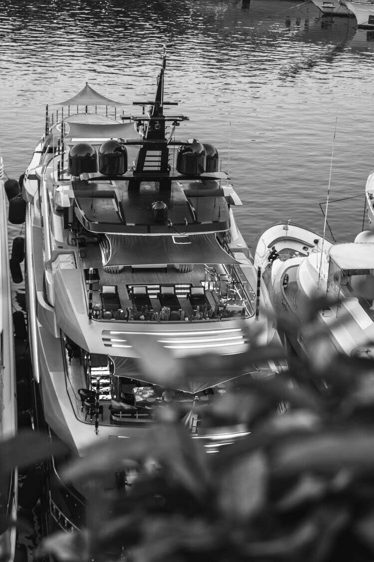Luxury boat in Monaco