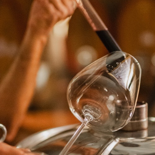 barrel tasting of brunello di montalcino