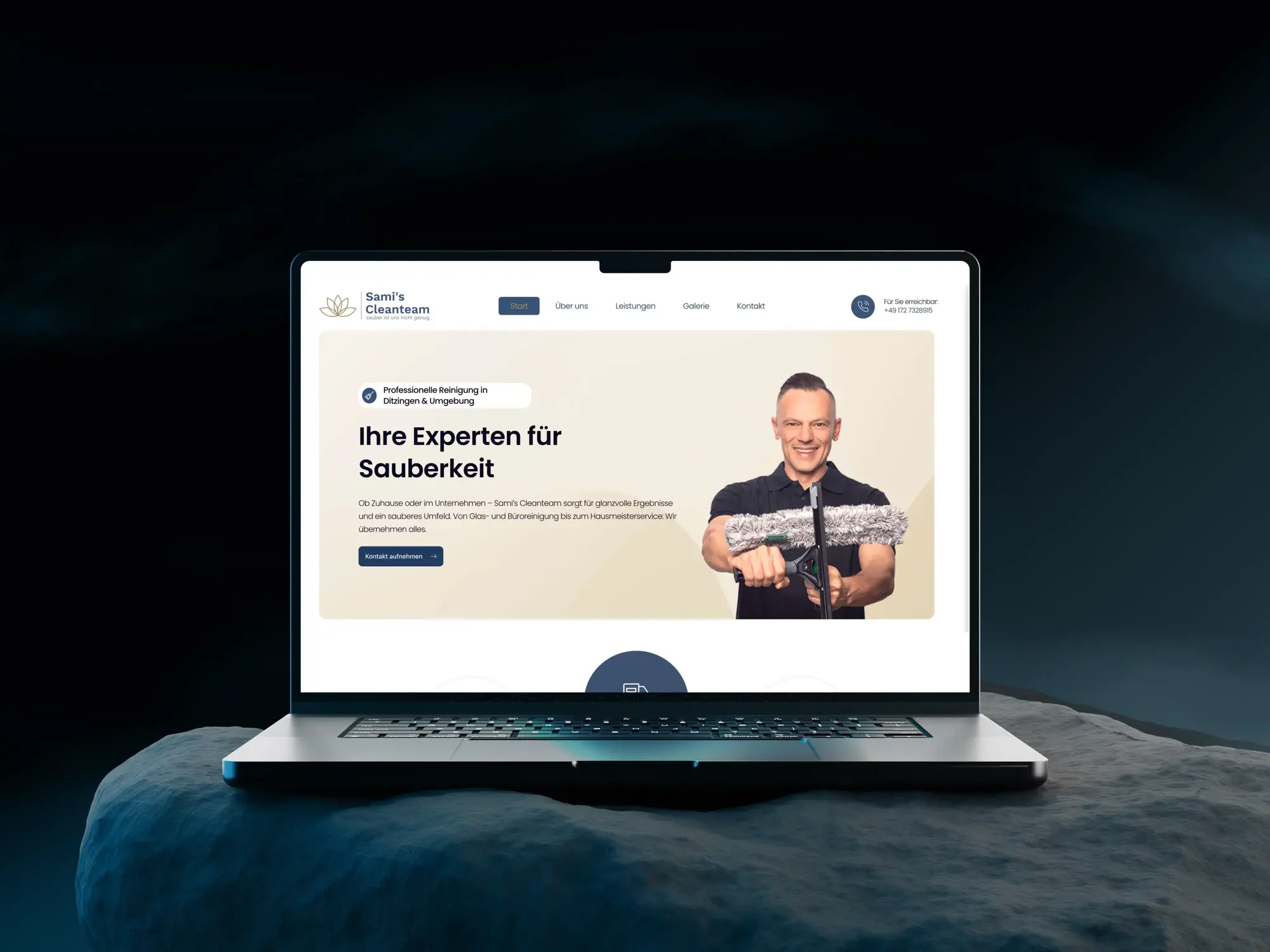 Case Study Sami’s Cleanteam – Webdesign für Reinigungsunternehmen mit lokalem SEO-Fokus und klarer Leistungsstruktur
