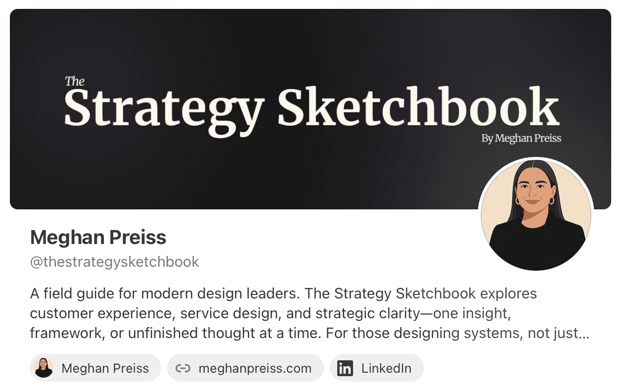 title page of Strategy Sketchbook