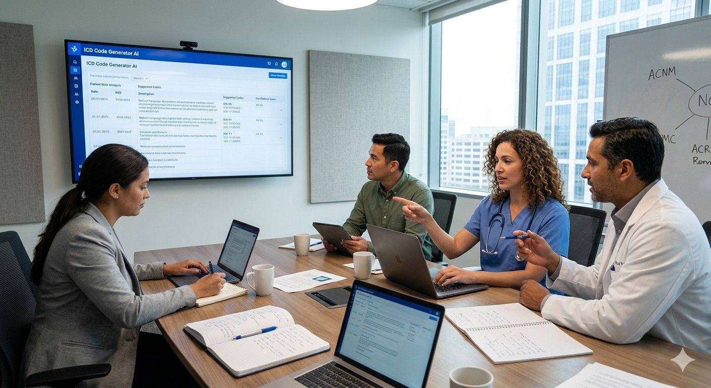 Practitioners Working on Generating ICD Codes