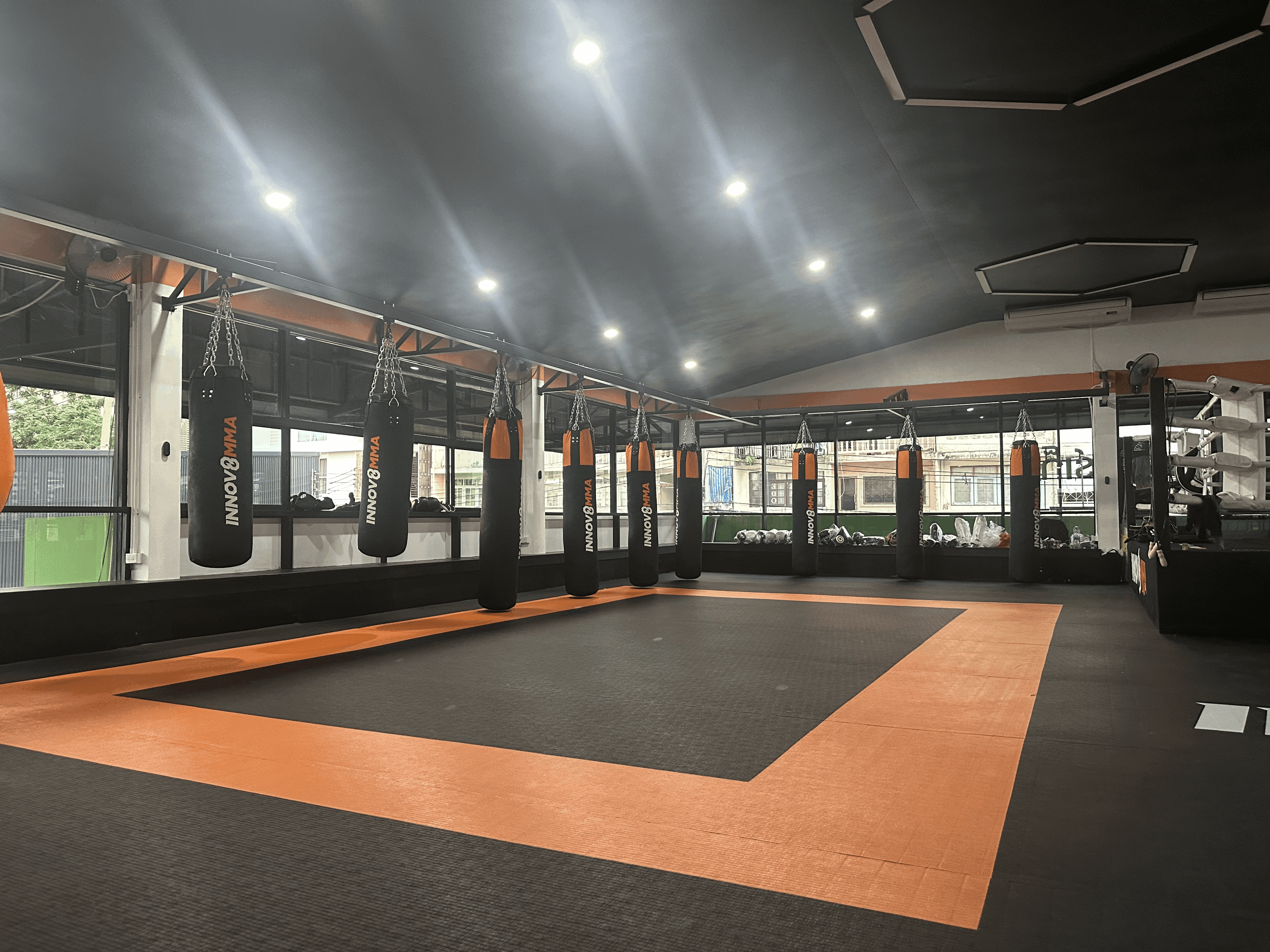 inside INNOV8 MMA gym