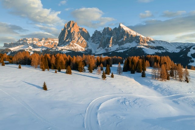 skiing in Italy