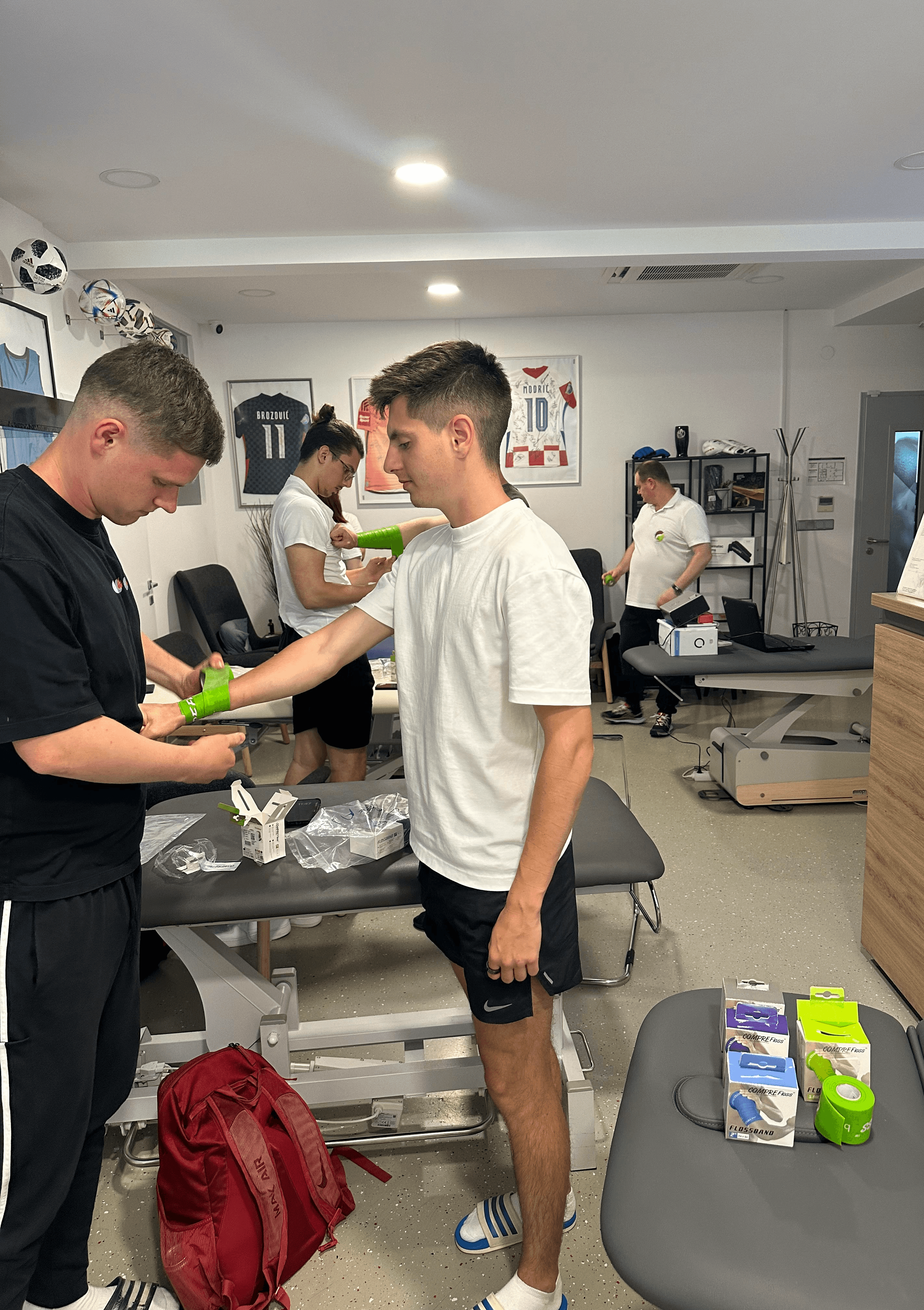 Fizioterapeuti na tečaju