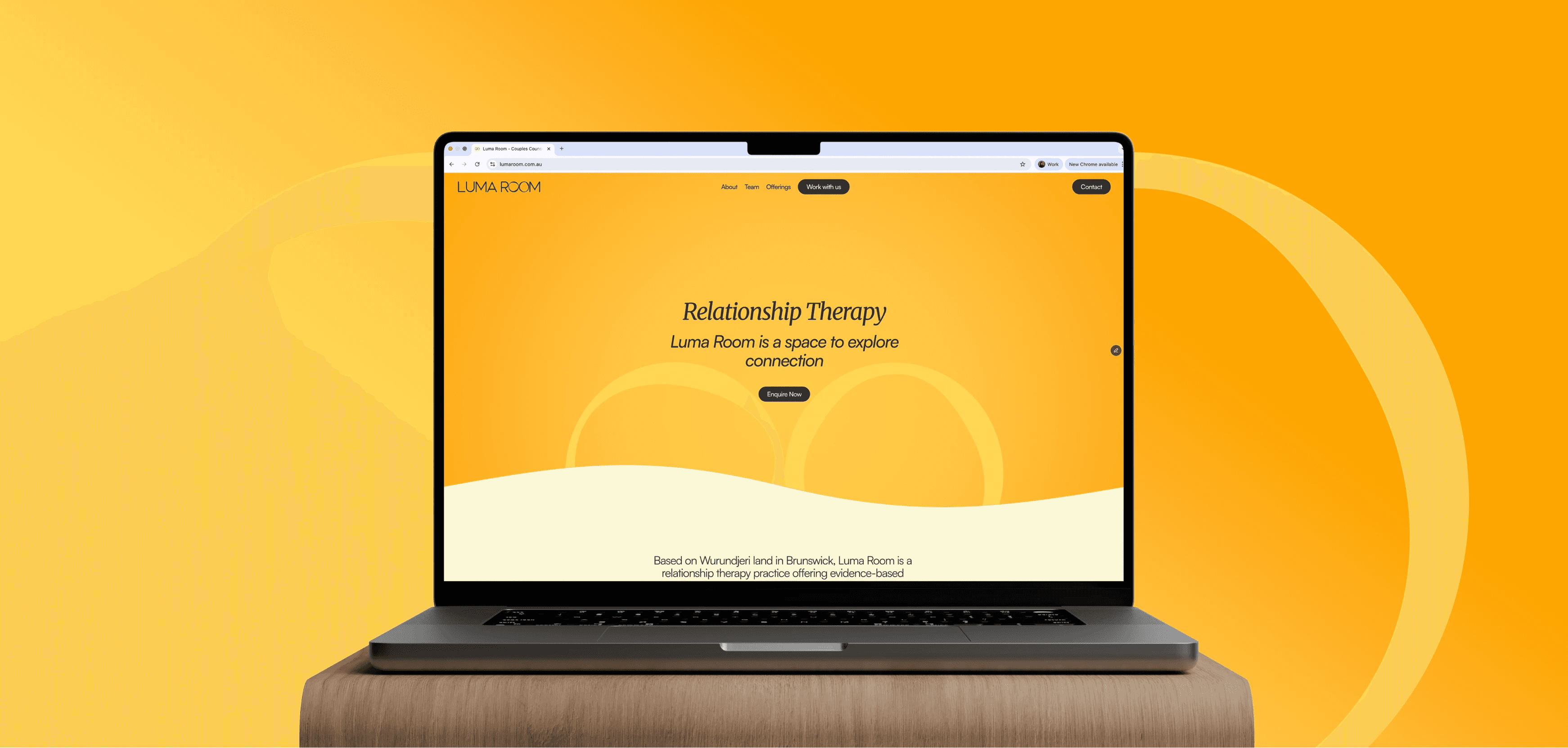 Lumaroom Landing page website