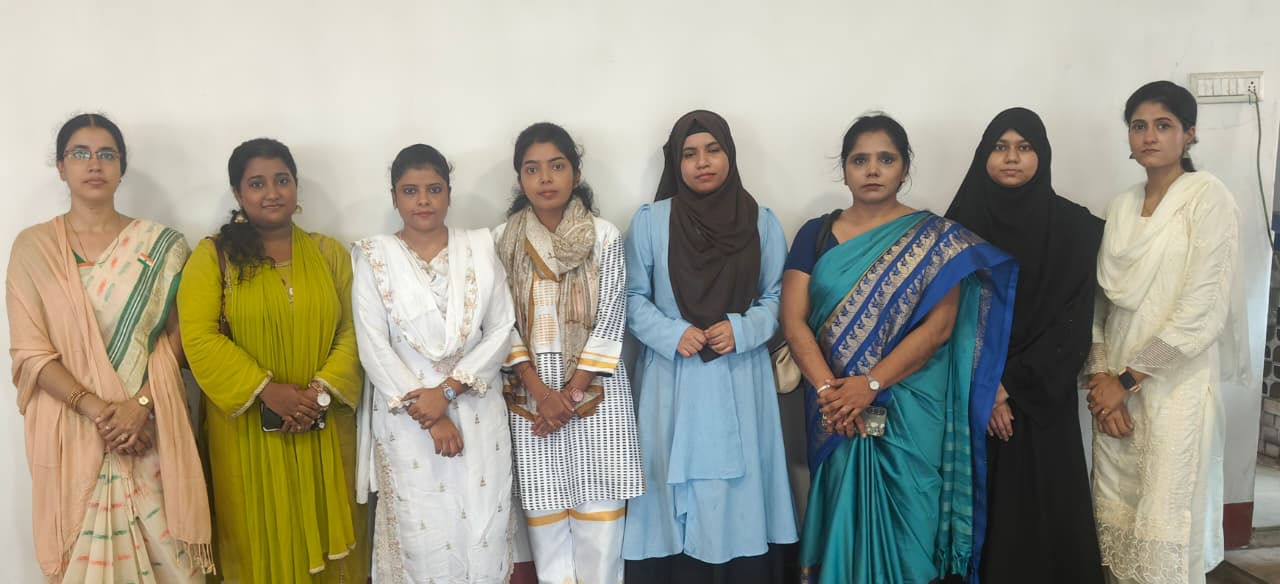 Junior teachers at Al-Hamd W.S.A. High School