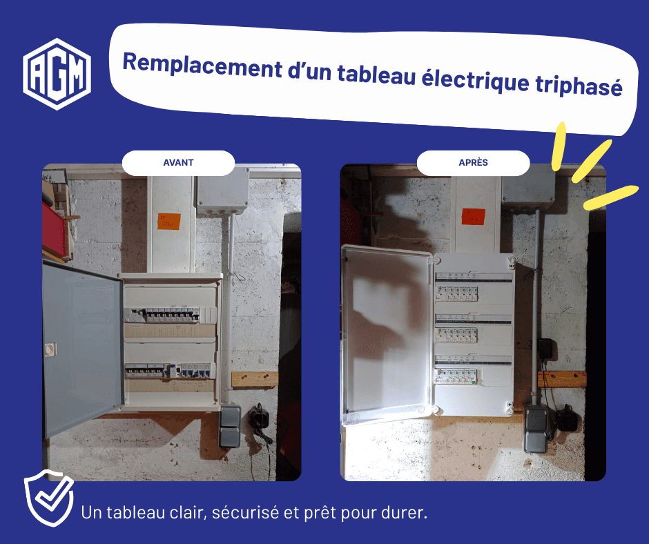 Mises aux normes tableau électrique à Choisy-au-Bac par AGM Services