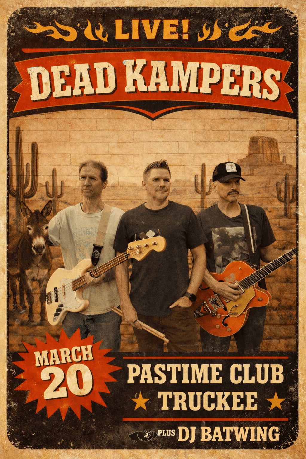 See / Hear Dead Kampers at Pastime Club on March 20, 2026.