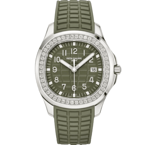 Buy PATEK PHILIPPE Aquanaut Luce Green Diamond bezel with khaki green dial