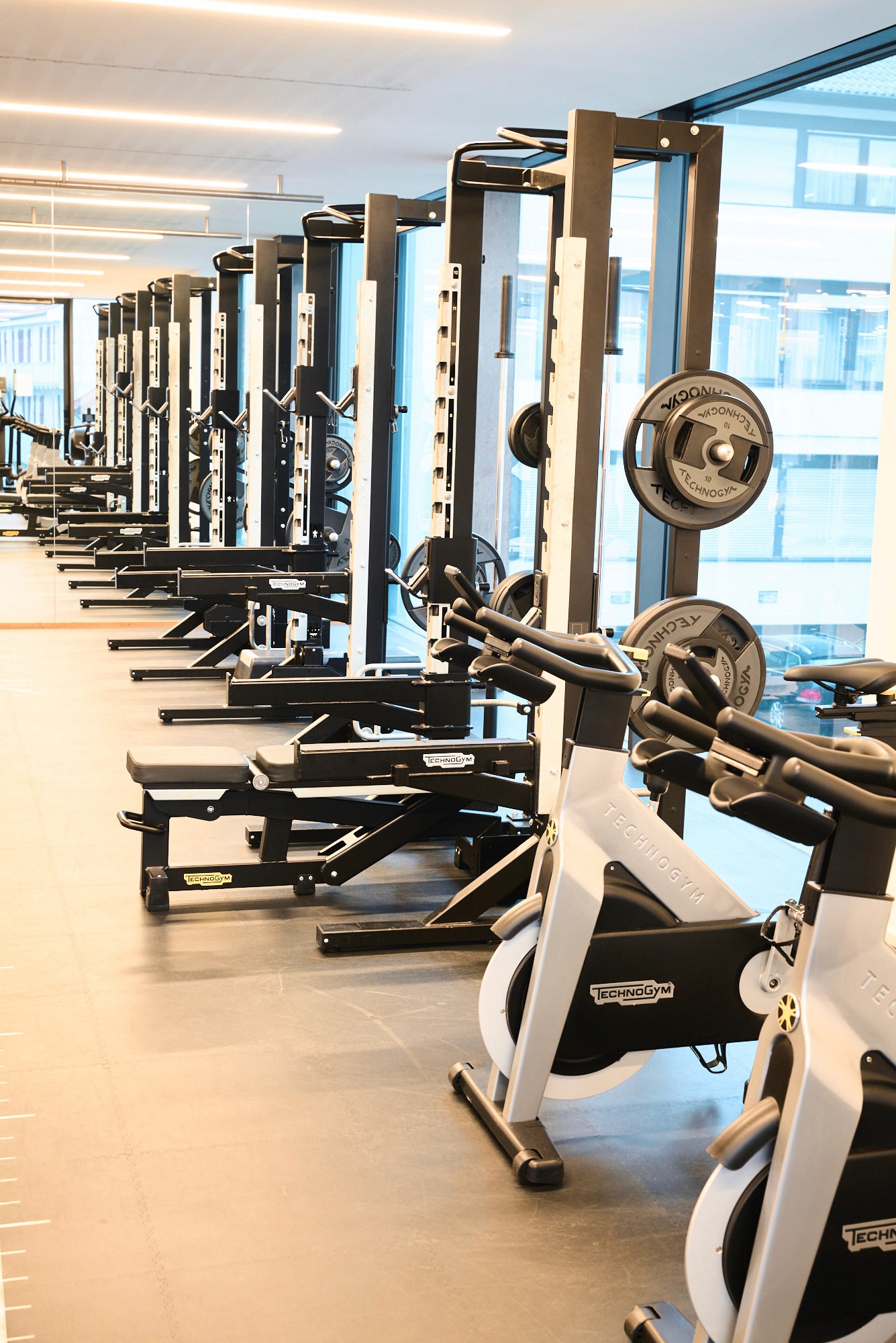 Eingangsbereich des Körperwerk Fitnessstudios in Kirchheim