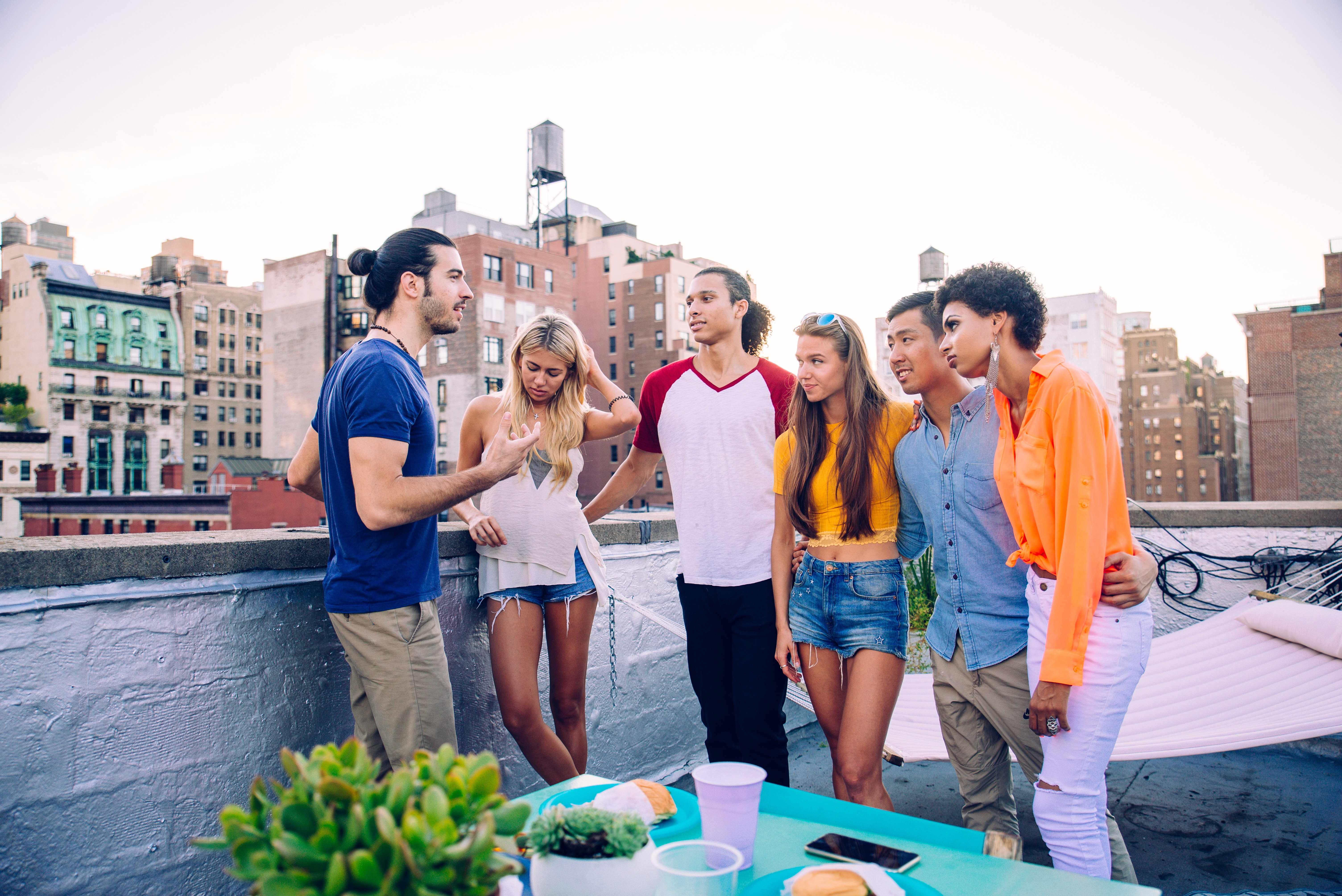 people seated in living room