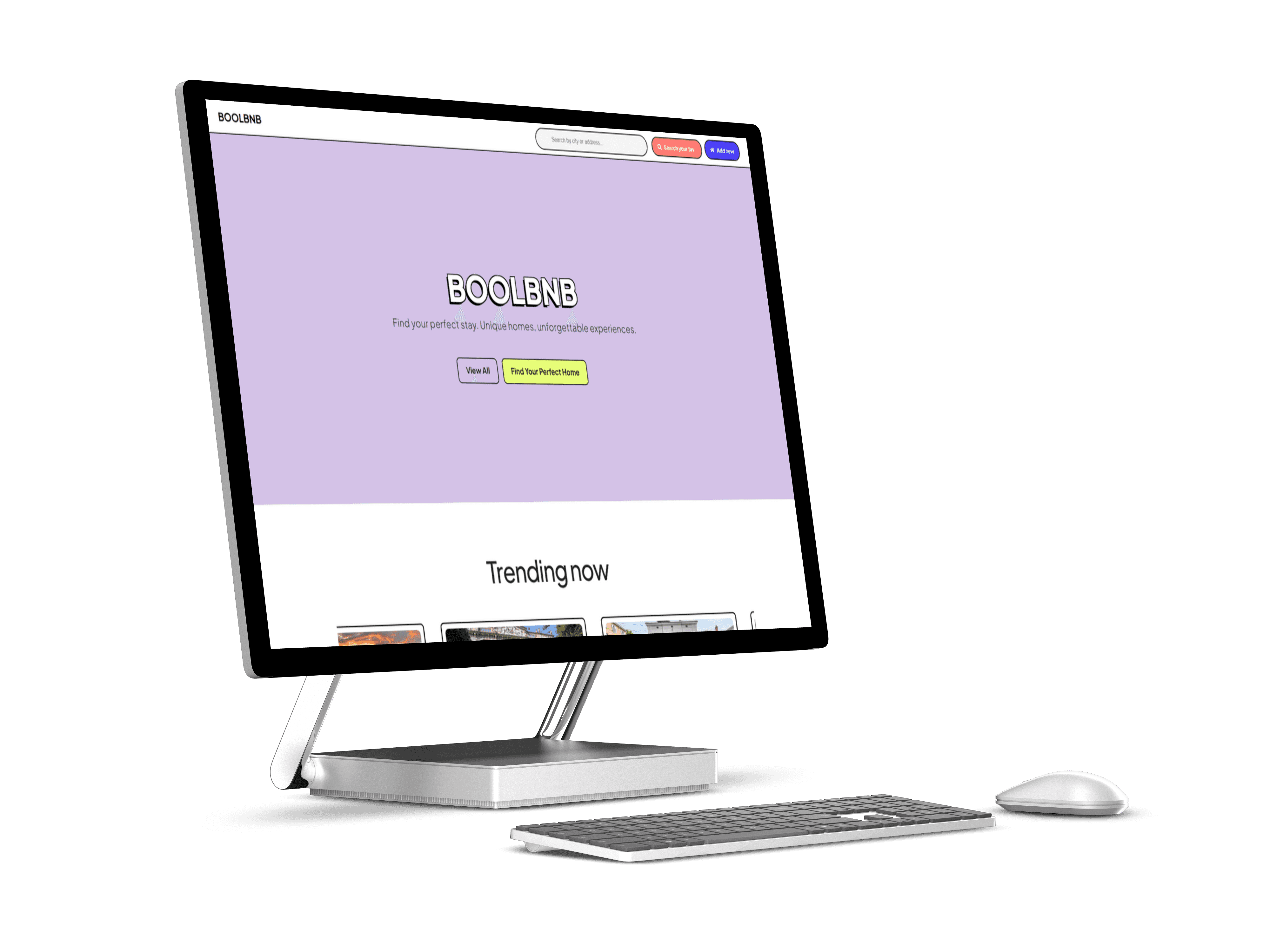 A mockup of screenshot for an app