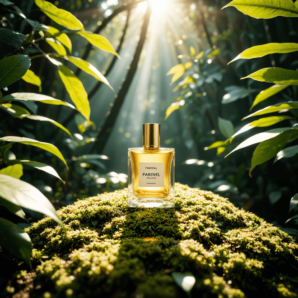 product photography of perfume