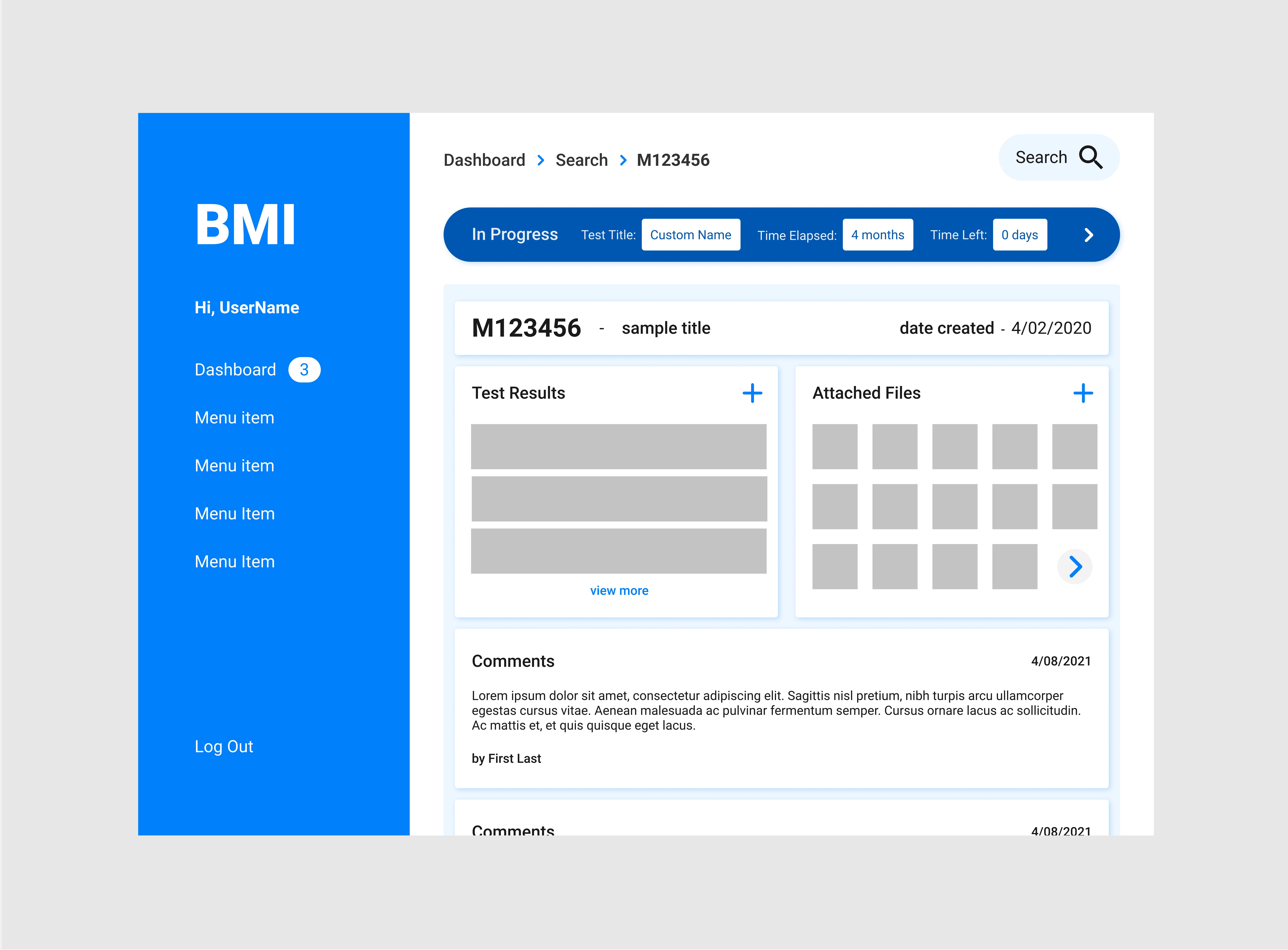BMI, Search Tool