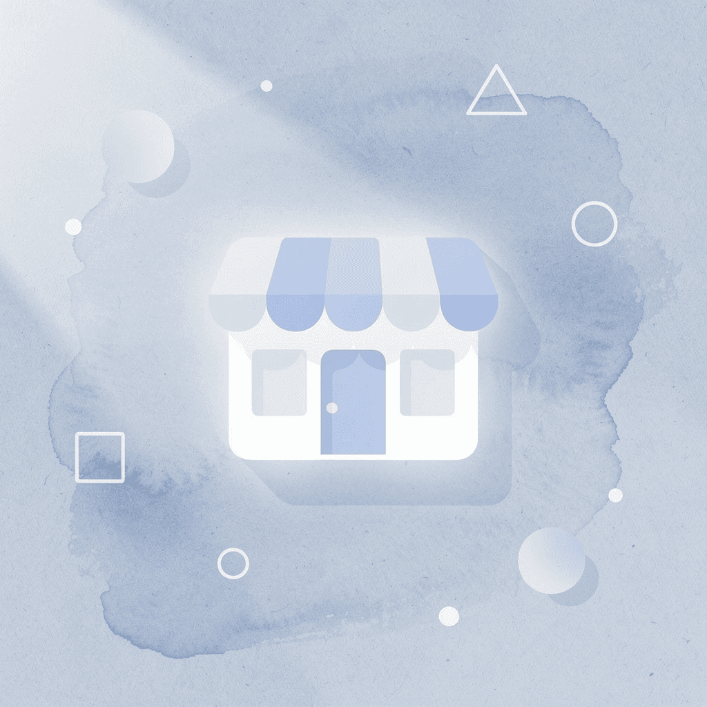 Storefront icon representing Vistaprint as a full-service business platform