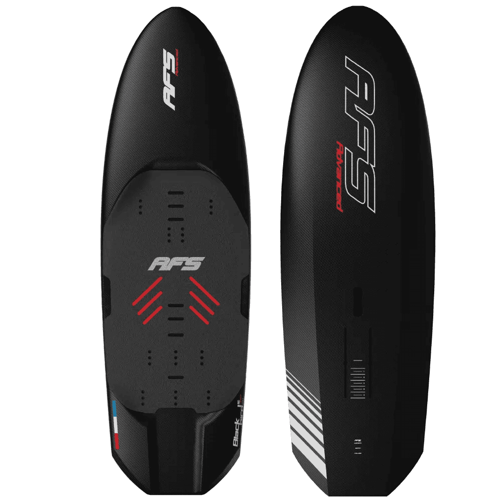 AFS Blackbird Board Mid Length, top-down view showing profile