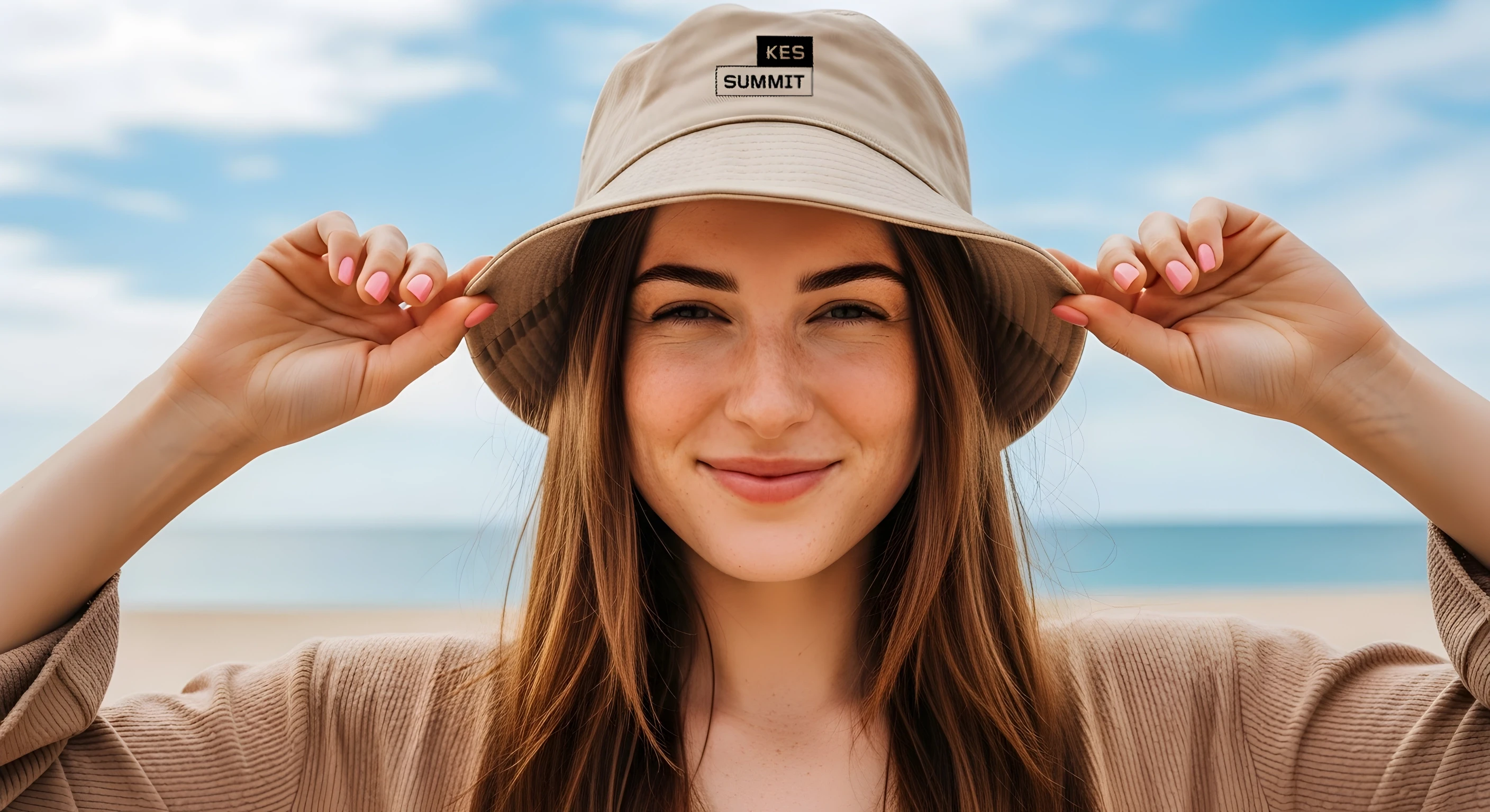 recepcionistas na entrada do evento