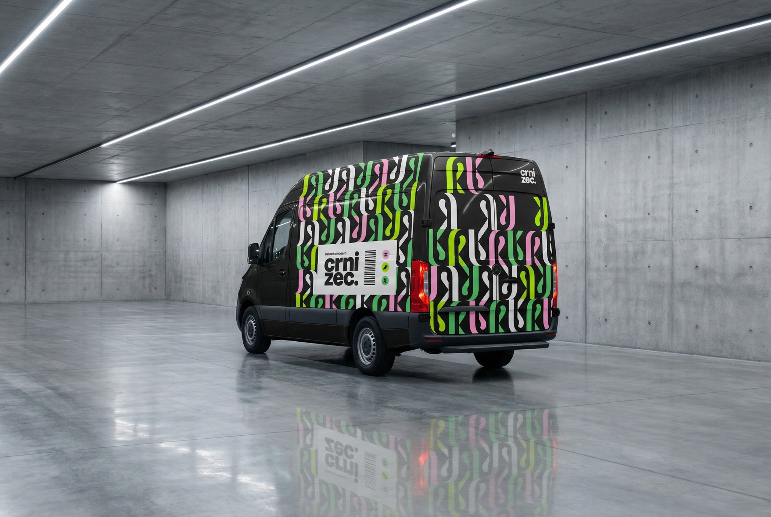 Digitalni mockup vizuelnog identiteta na poslovnim materijalima