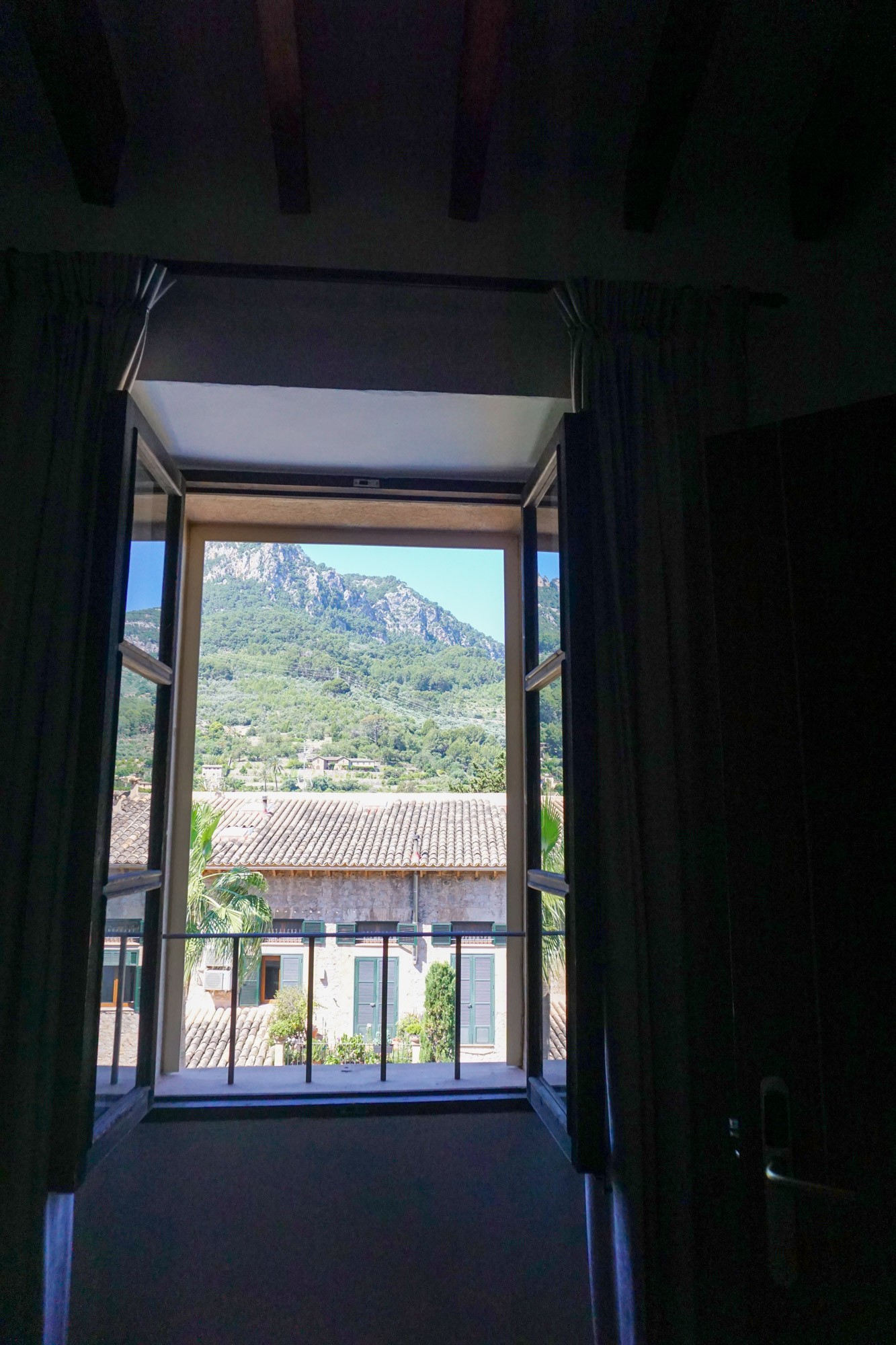 Outdoor view of double room