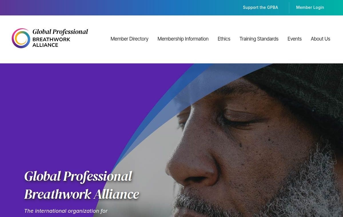 Global Professional Breathwork Alliance homepage