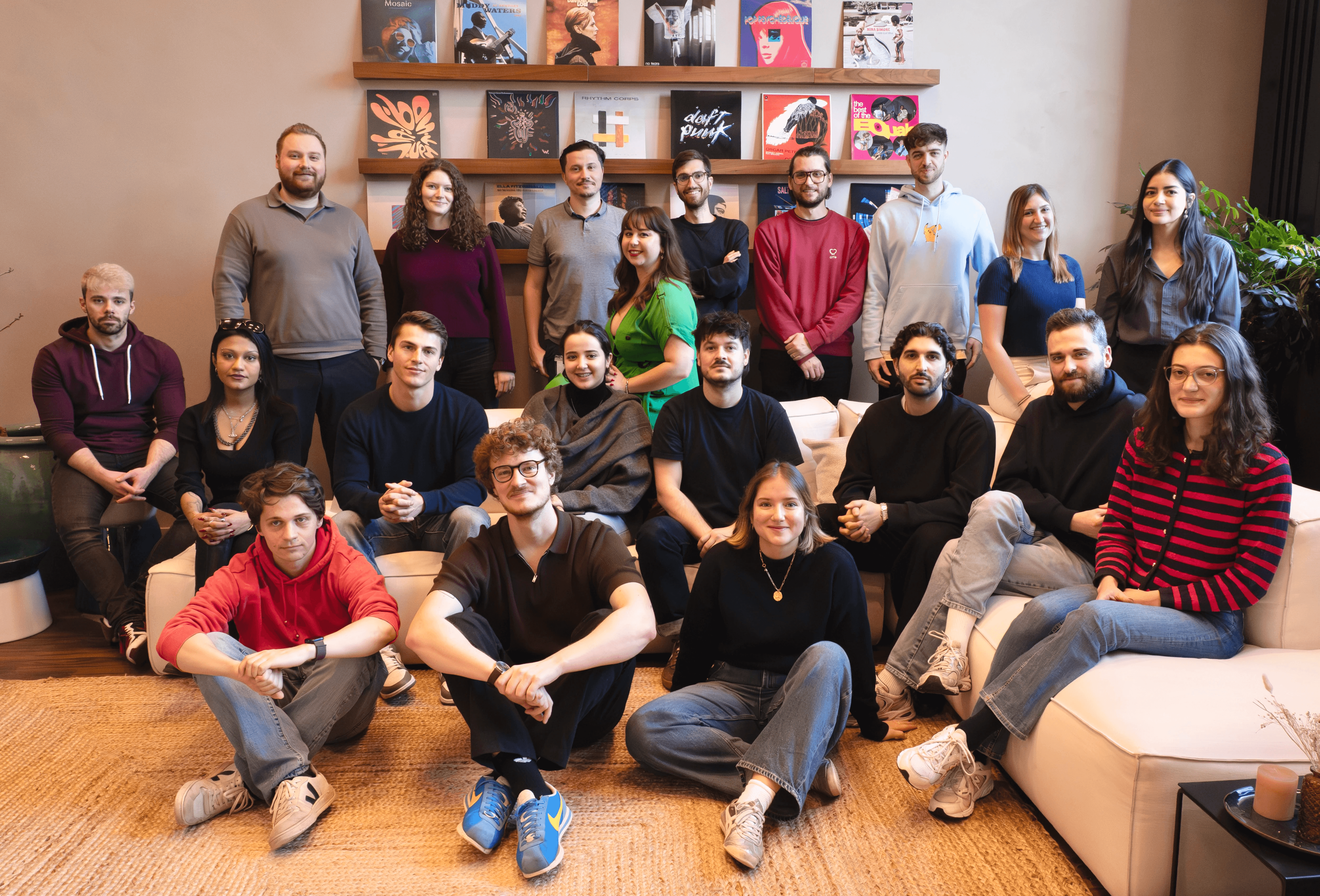 photo of wizz team in their office