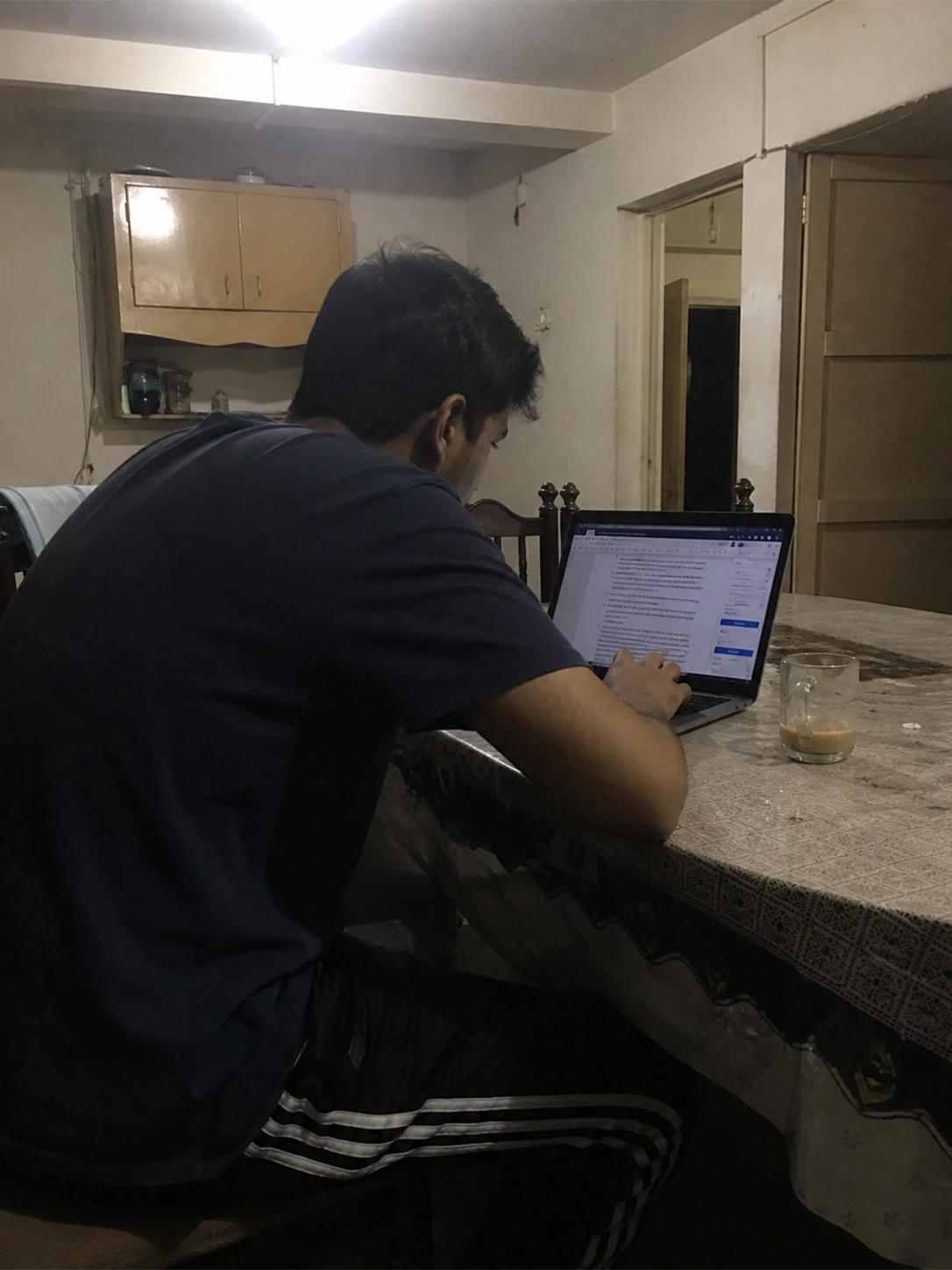 Working with bad posture
