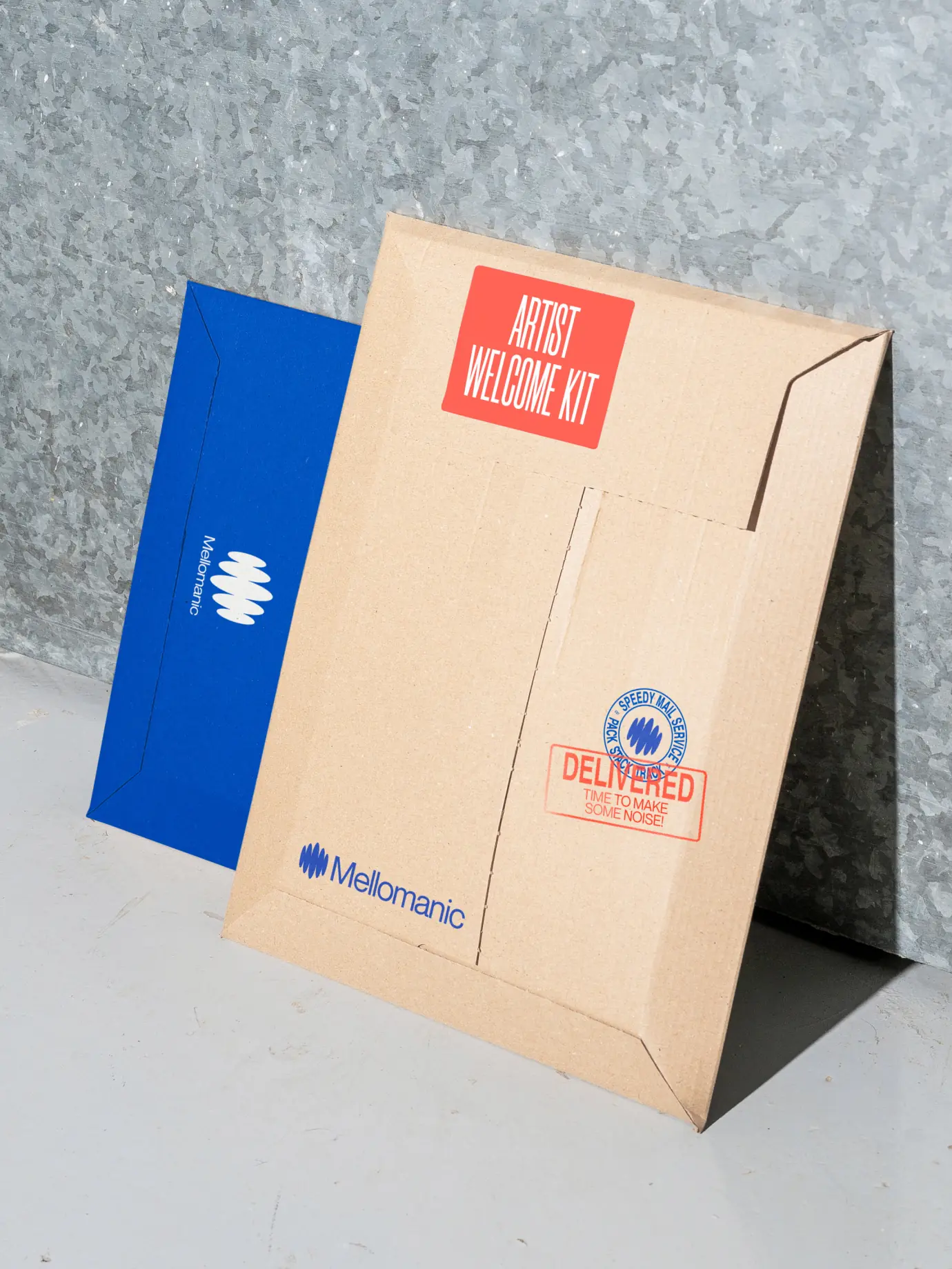 Mellomanic — Custom artist welcome kit — Branded packaging