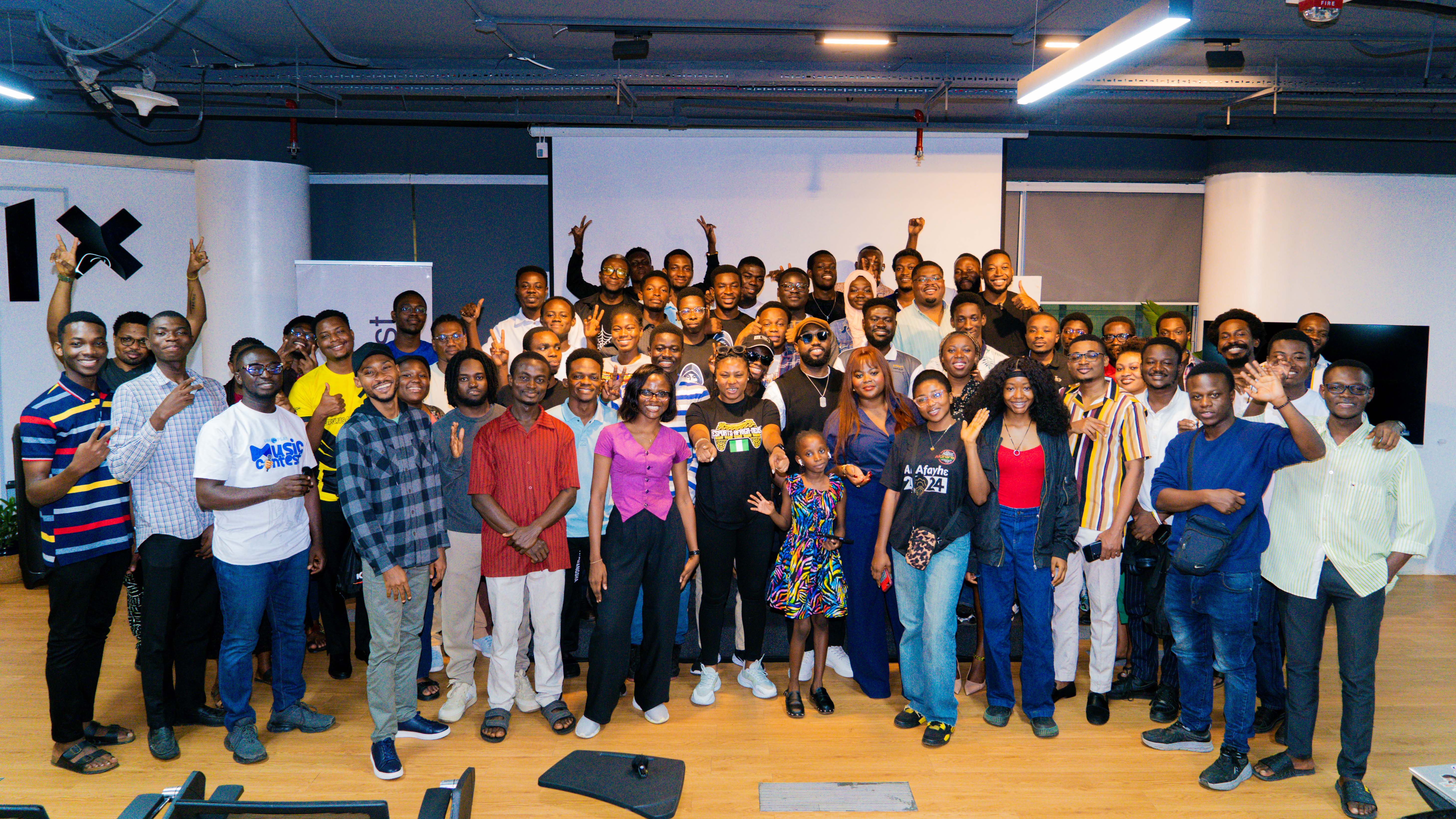 group of people at Meridian Accra, Gamathon Ghana 2025