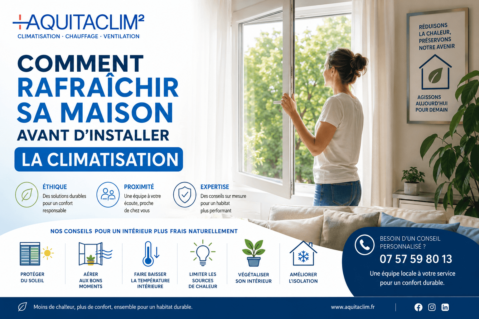 astuces rafraichir son logement pendant la canicule