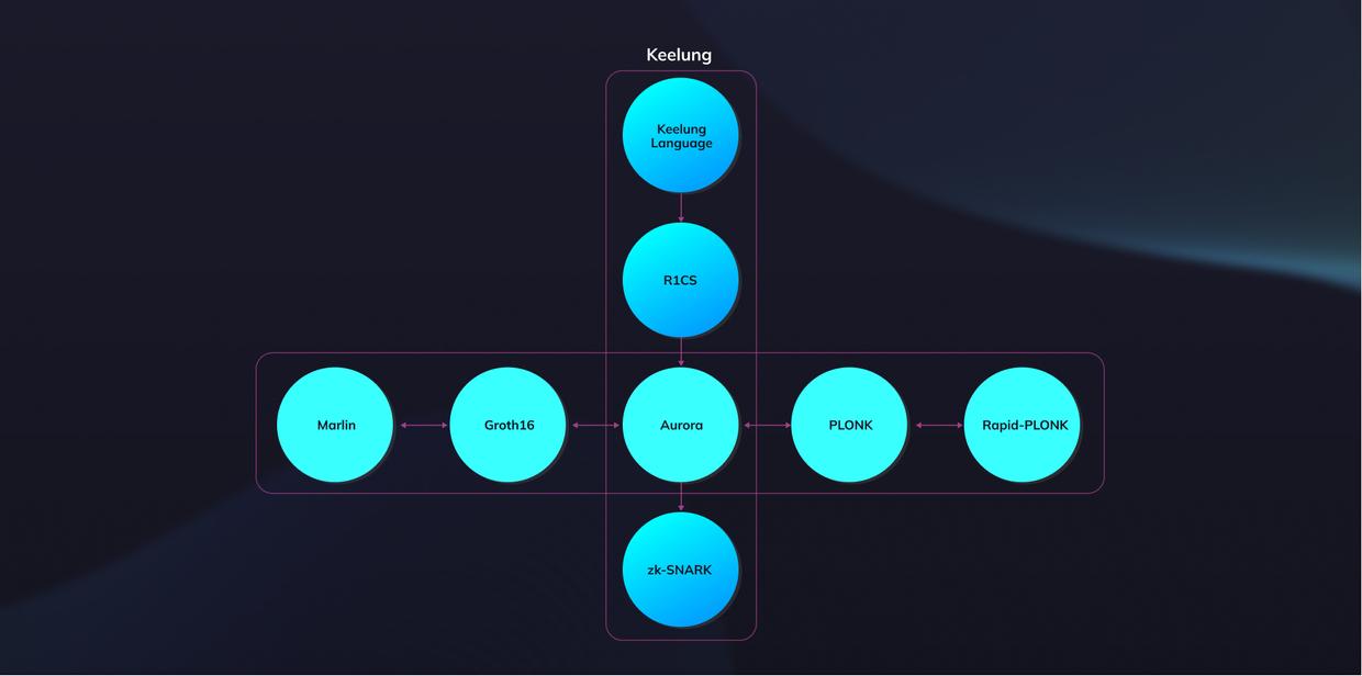 Choose from a wide set of available proving systems to make your zkApp compatible for your use case.