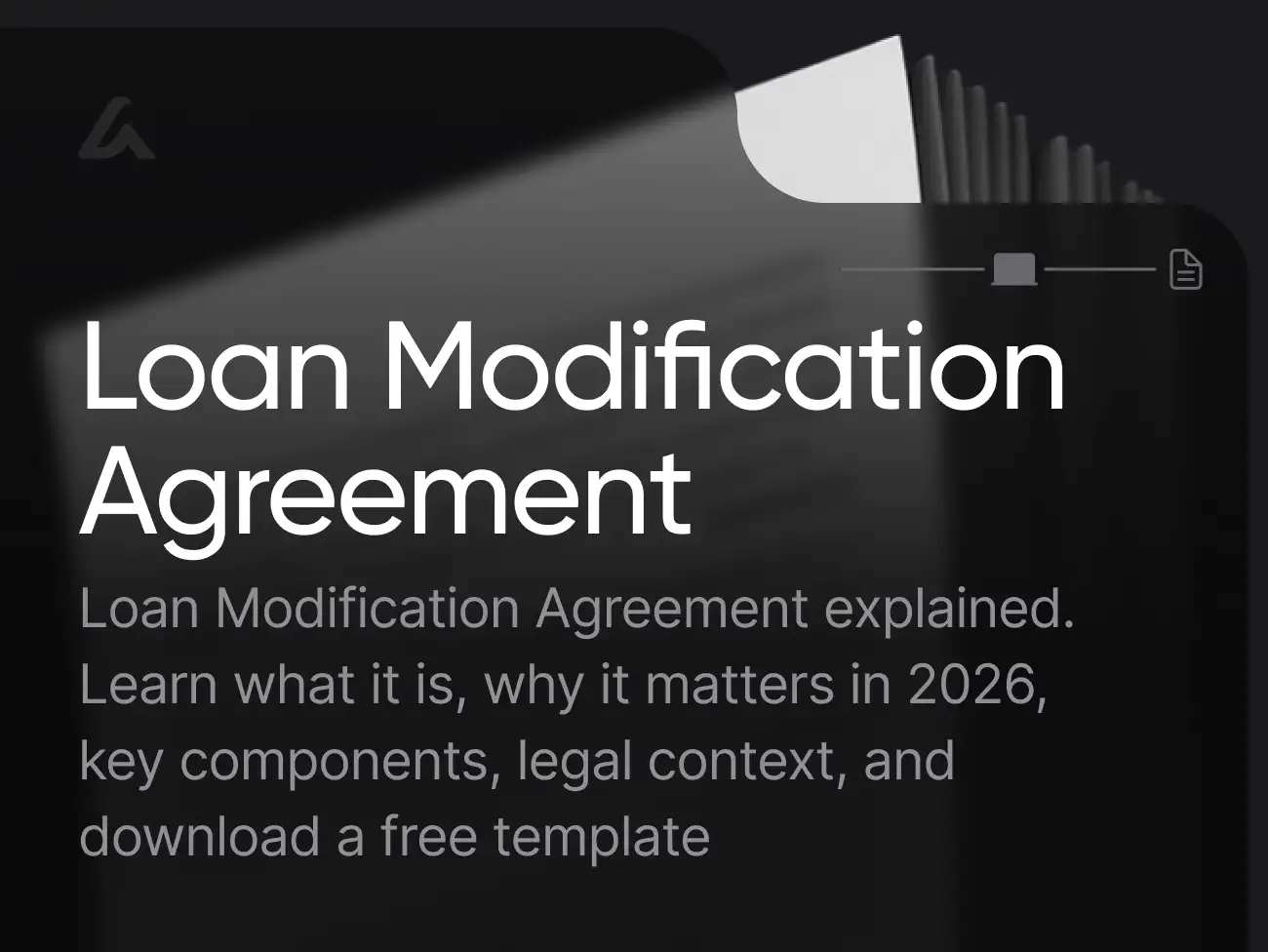 Loan Modification Agreement