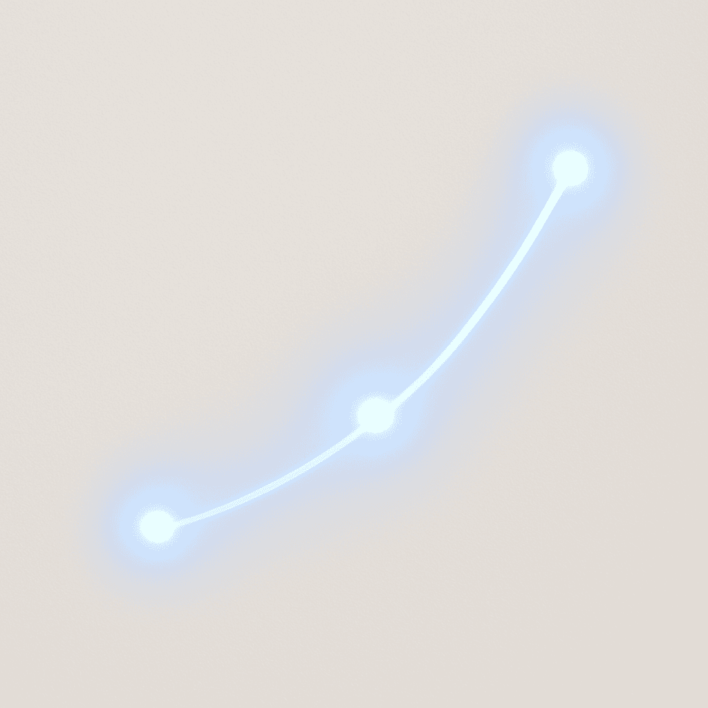 Abstract upward line graph depicting steep growth of AI Overviews coverage from January to March 2025.