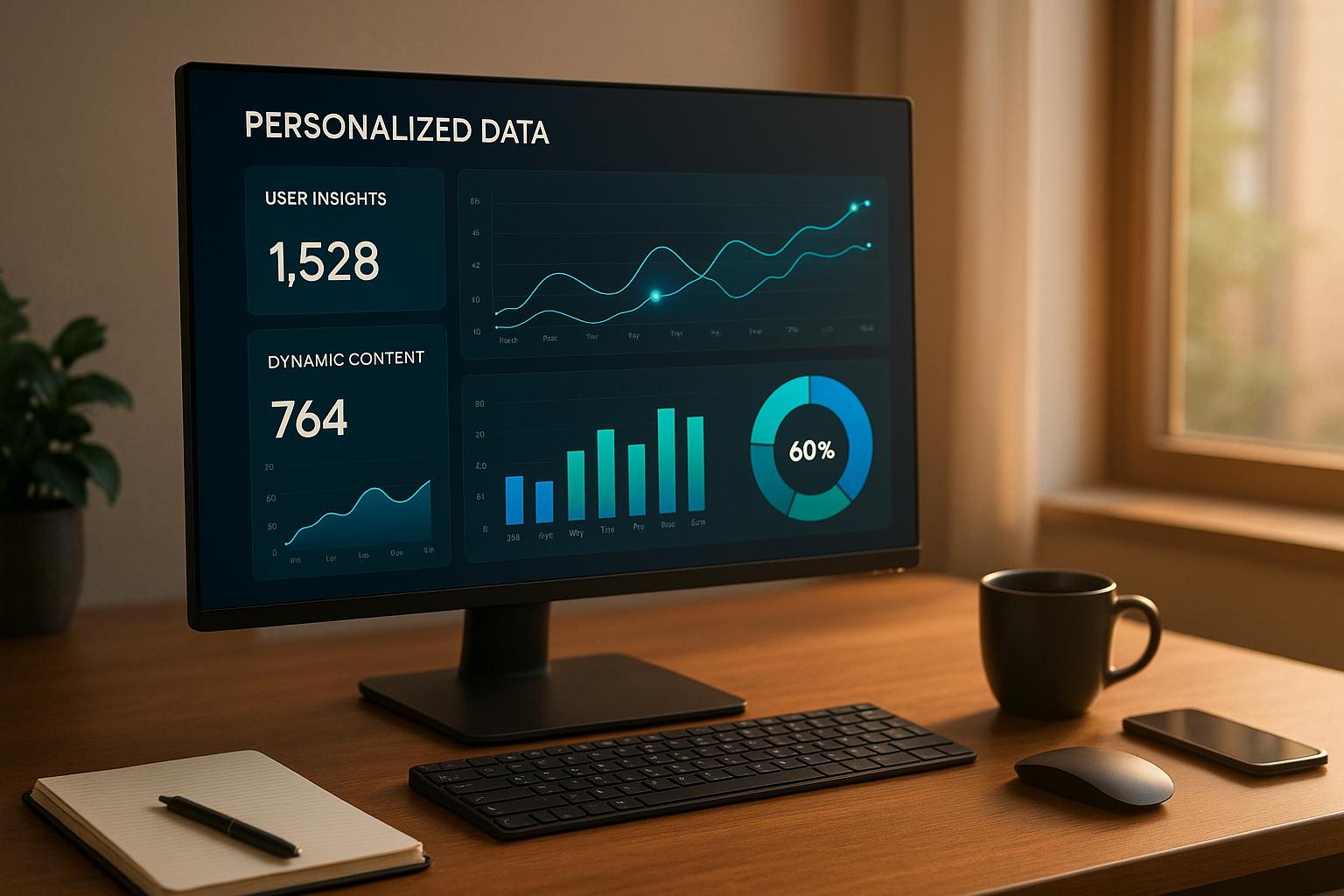 Compute screen showing positive results of personalized data