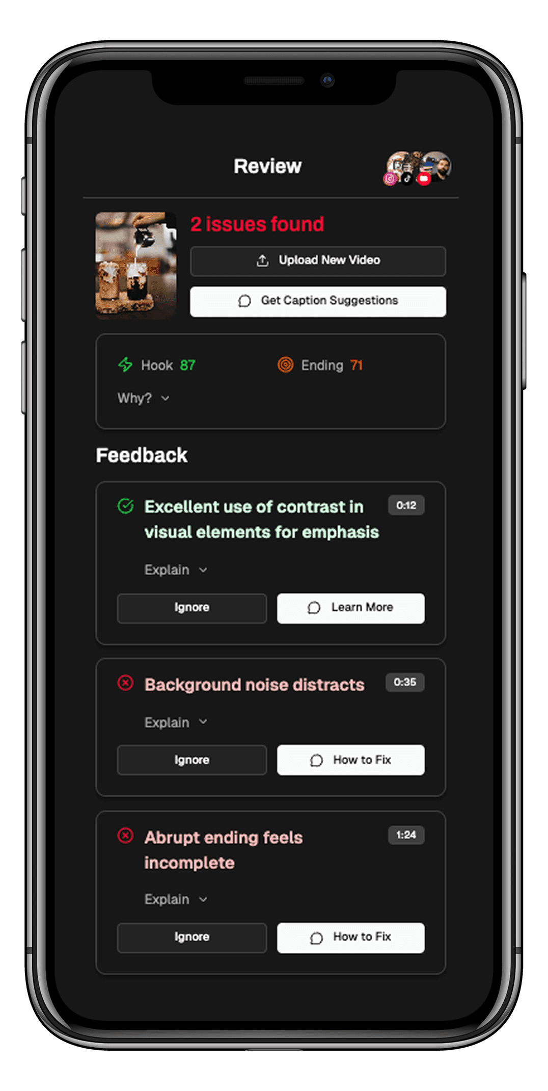 An image of Freelio's budget ui