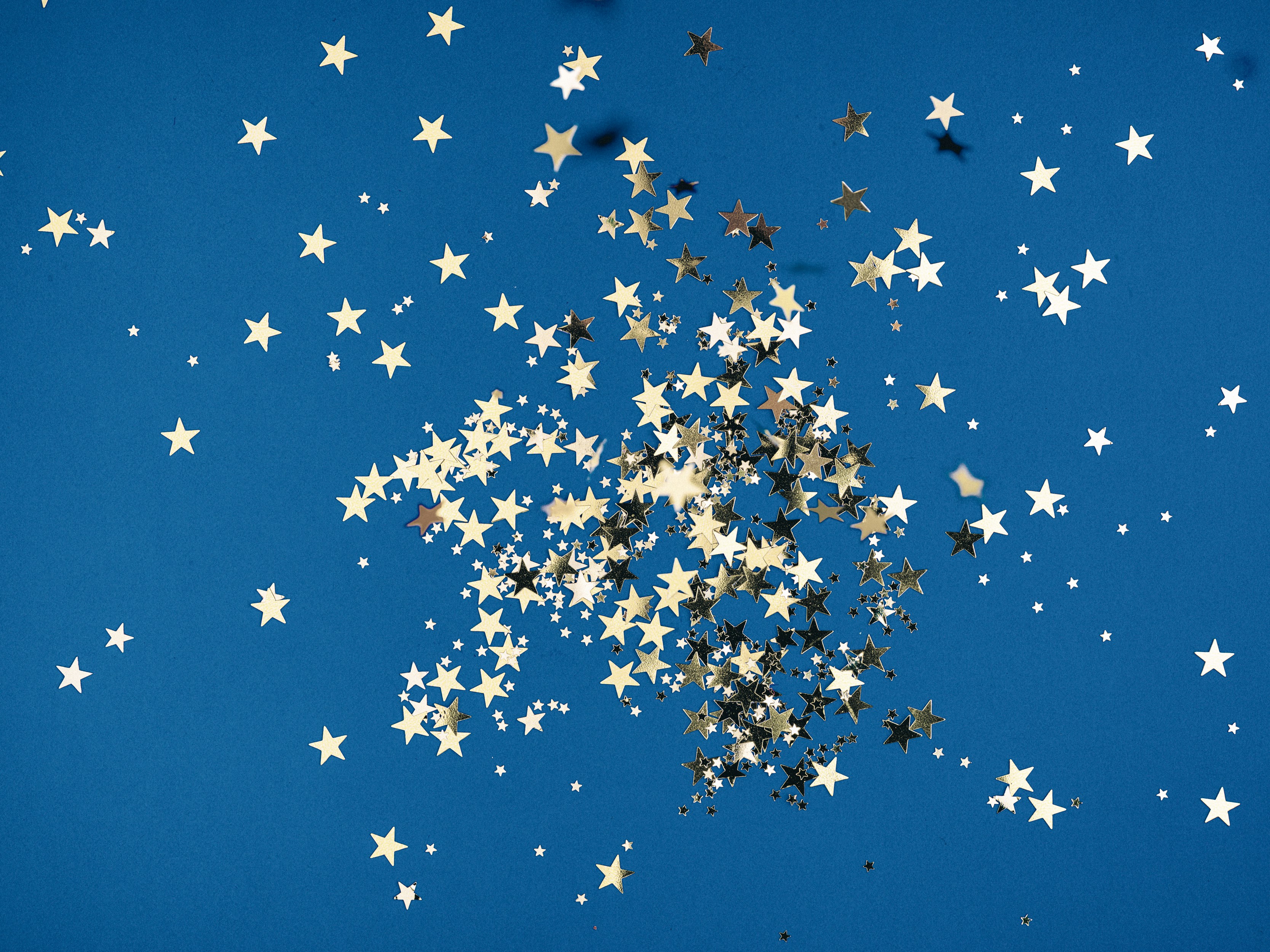 white and black butterflies on blue sky